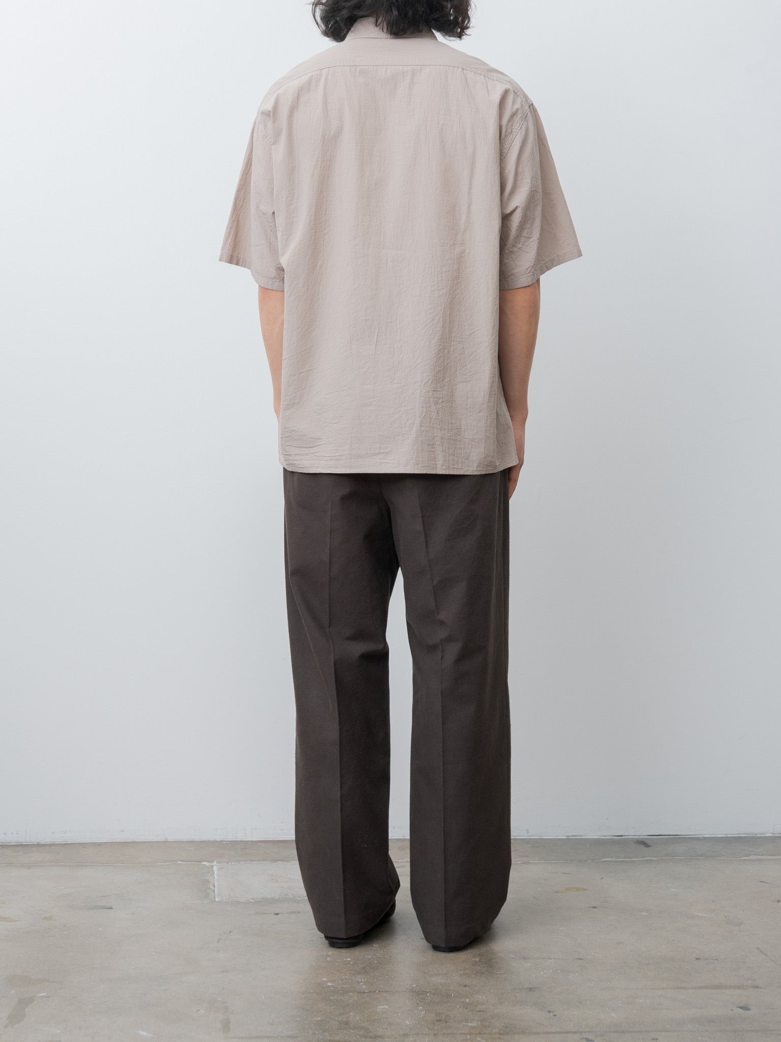 Namu Shop - Yoko Sakamoto Double Pleated Trousers - Brown