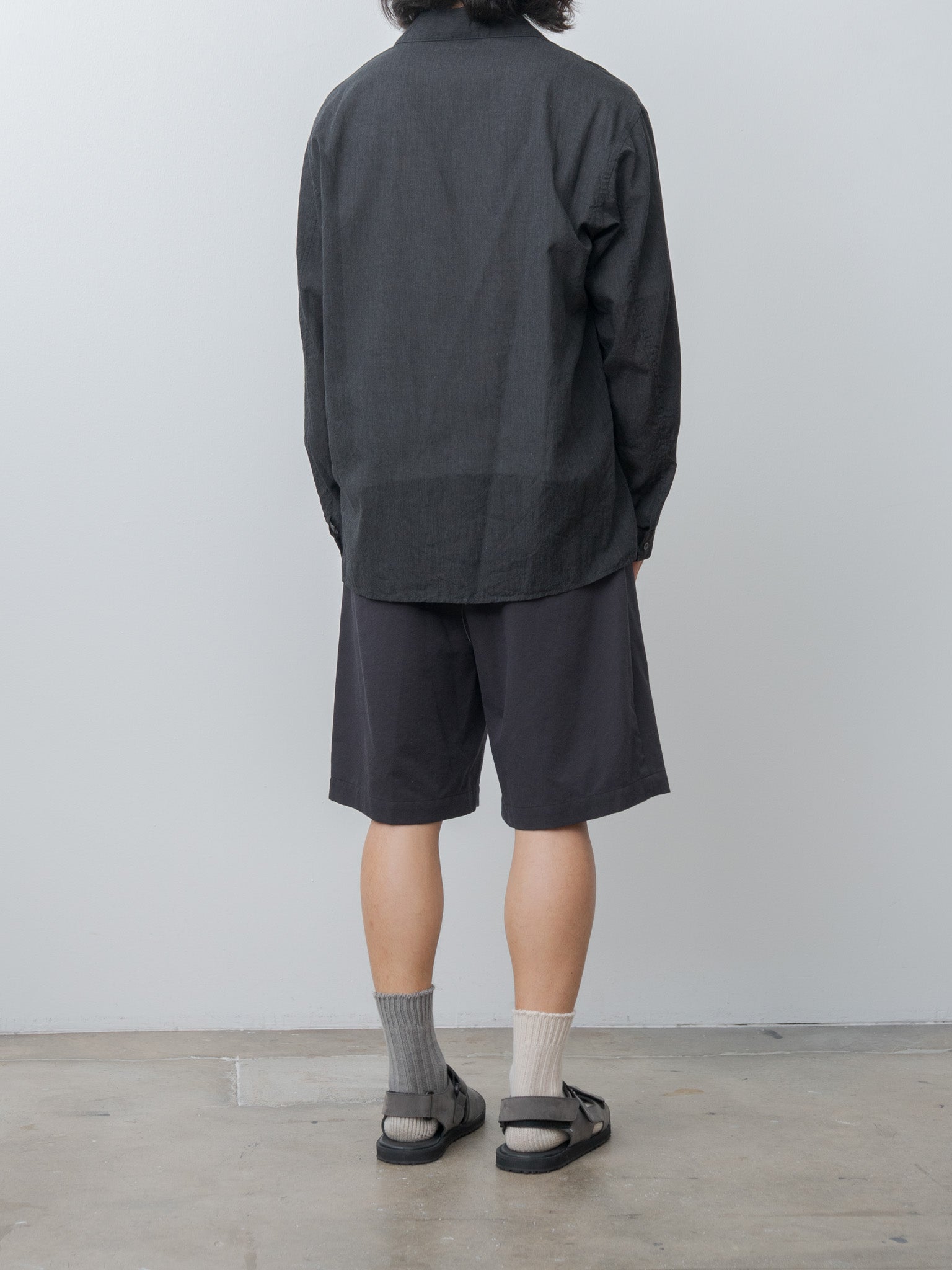 Namu Shop - Y Organic Cotton Tencel Chino Shorts - Navy