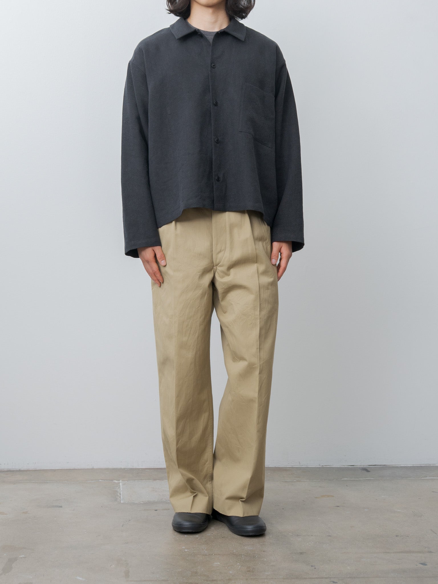 Namu Shop - Yoko Sakamoto Work Blouse - Black
