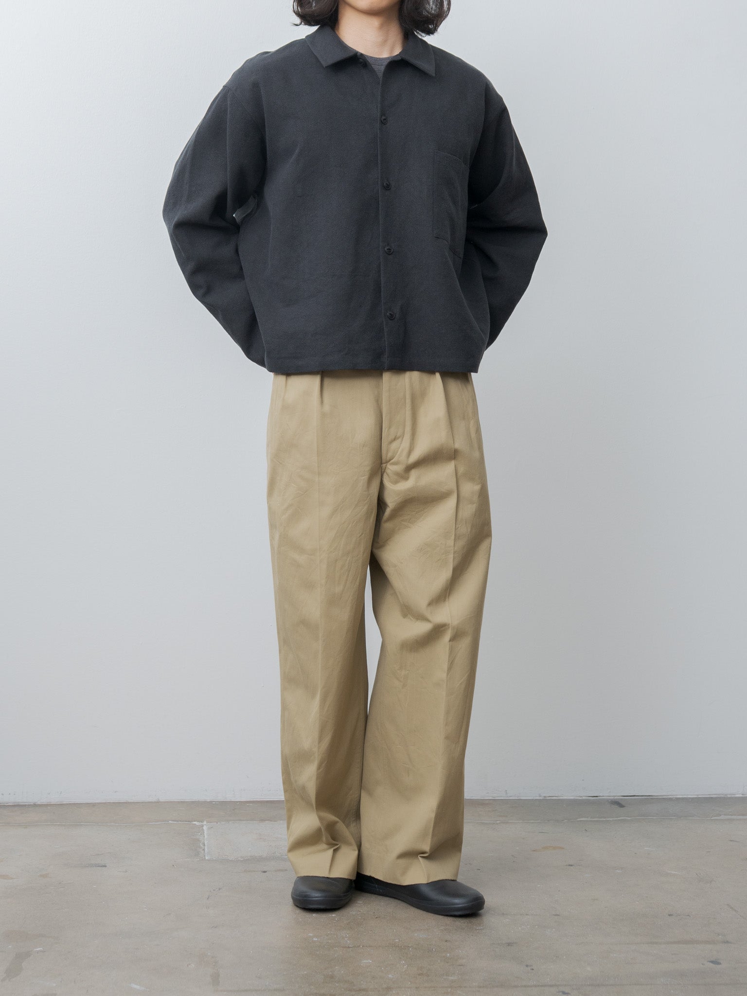 Namu Shop - Yoko Sakamoto Work Blouse - Black