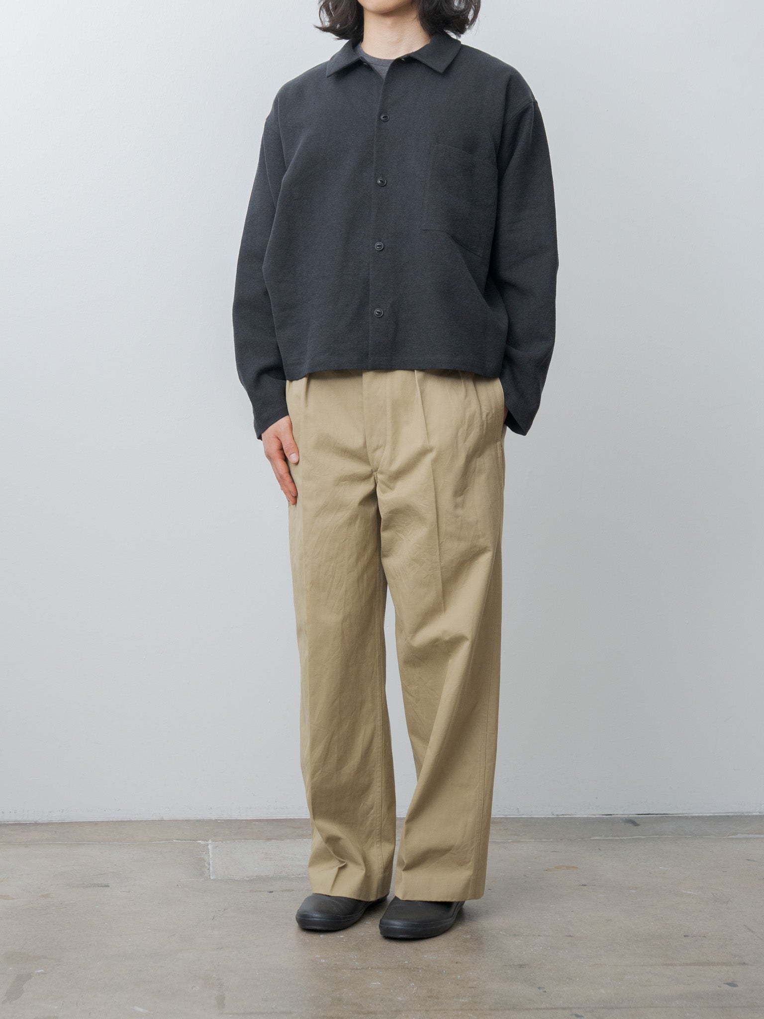 Namu Shop - Yoko Sakamoto Work Blouse - Black
