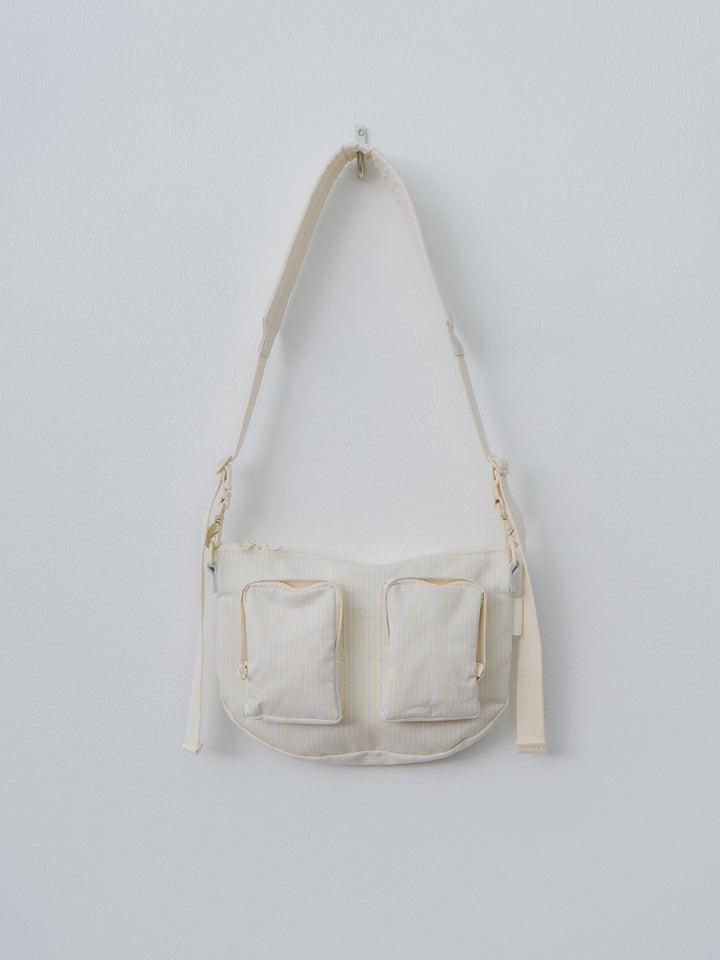 Cotton Polyester Bodybag S - Stripe Yellow