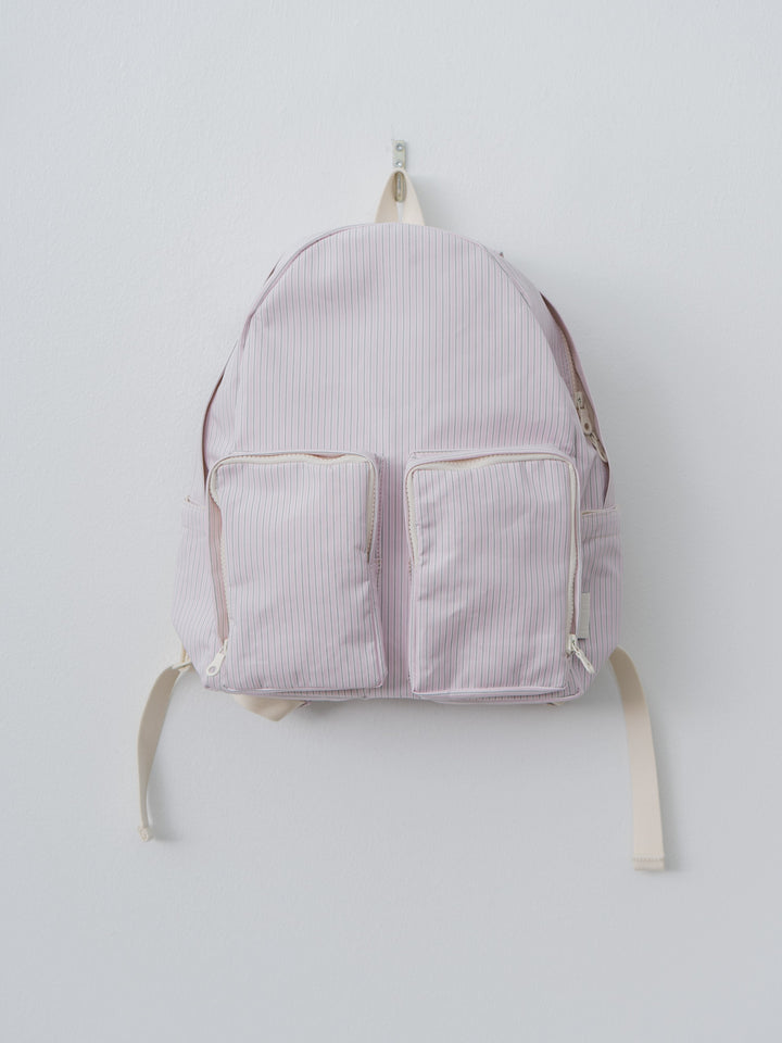 Namu Shop - Amiacalva Cotton Polyester Backpack S - Stripe Pink