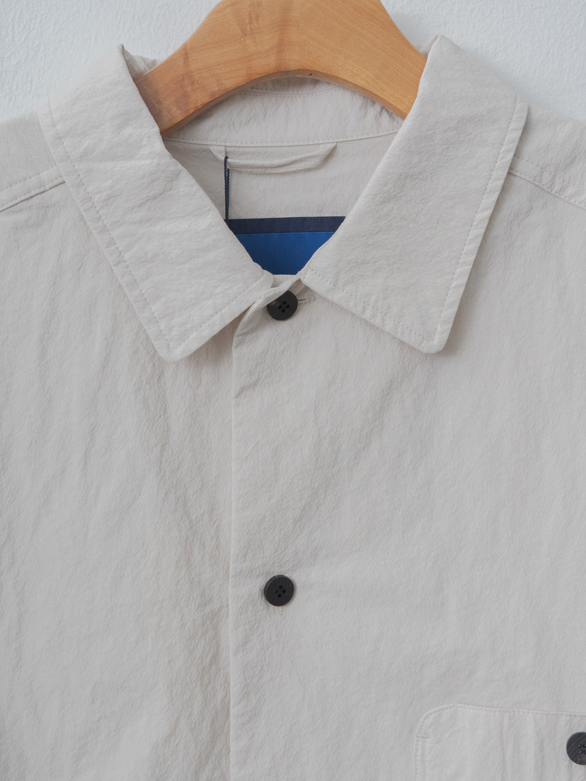 Namu Shop - Document Cotton Nylon French Shirt - Ivory