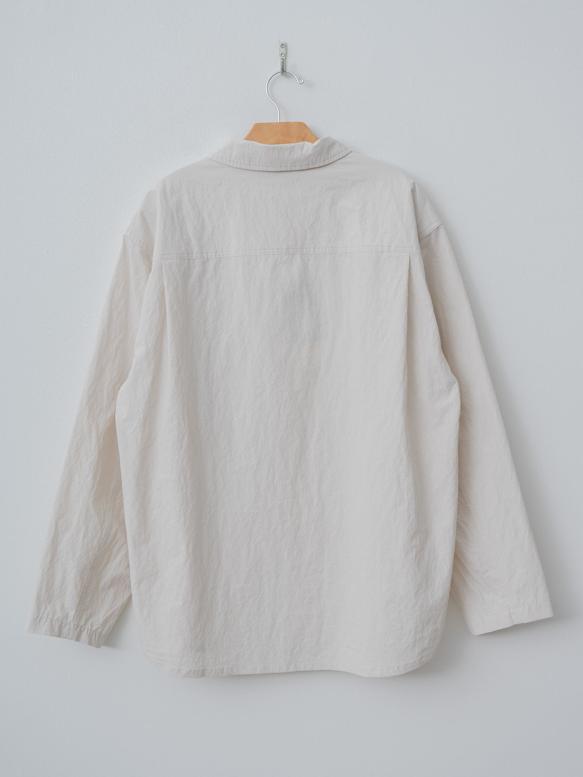 Namu Shop - Document Cotton Nylon French Shirt - Ivory