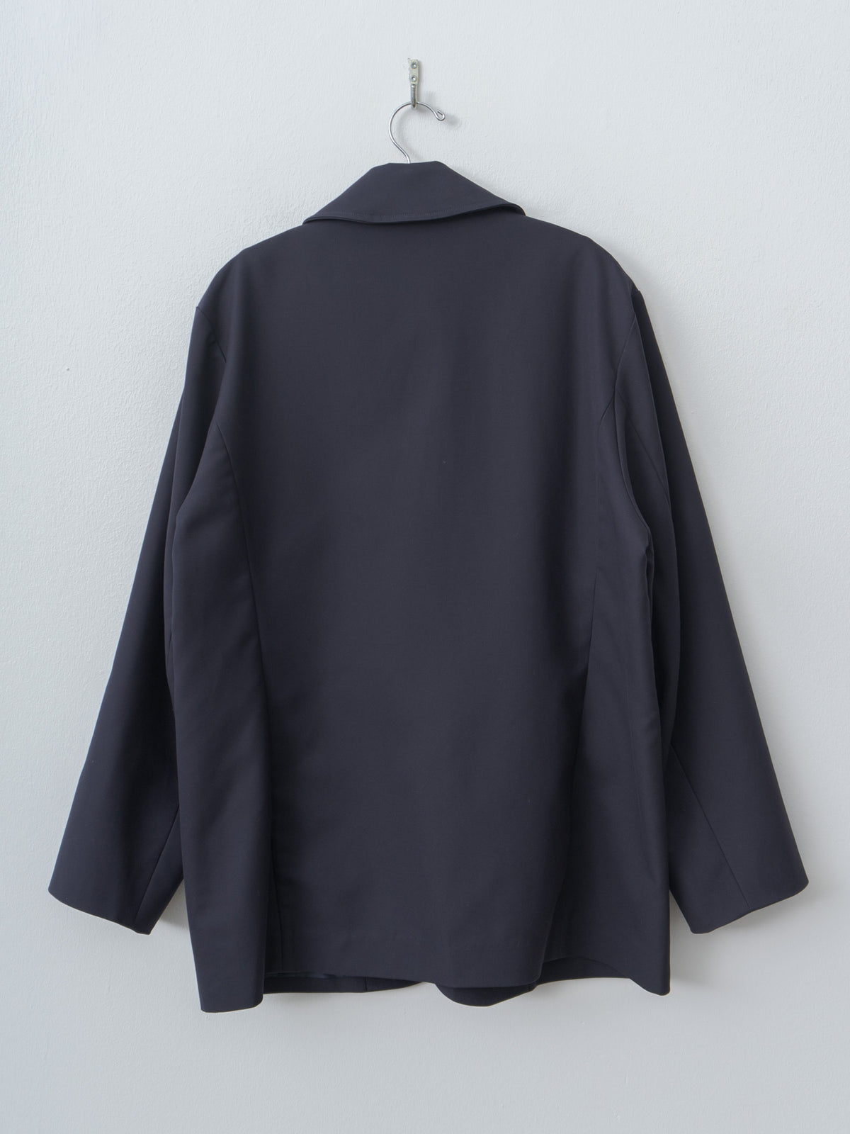 Namu Shop - Document High Density Cotton Oversized Blazer - Navy