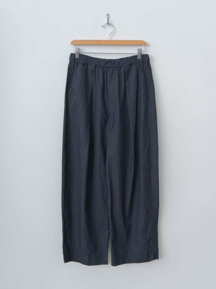 Tucked Pull-on Pants - Navy