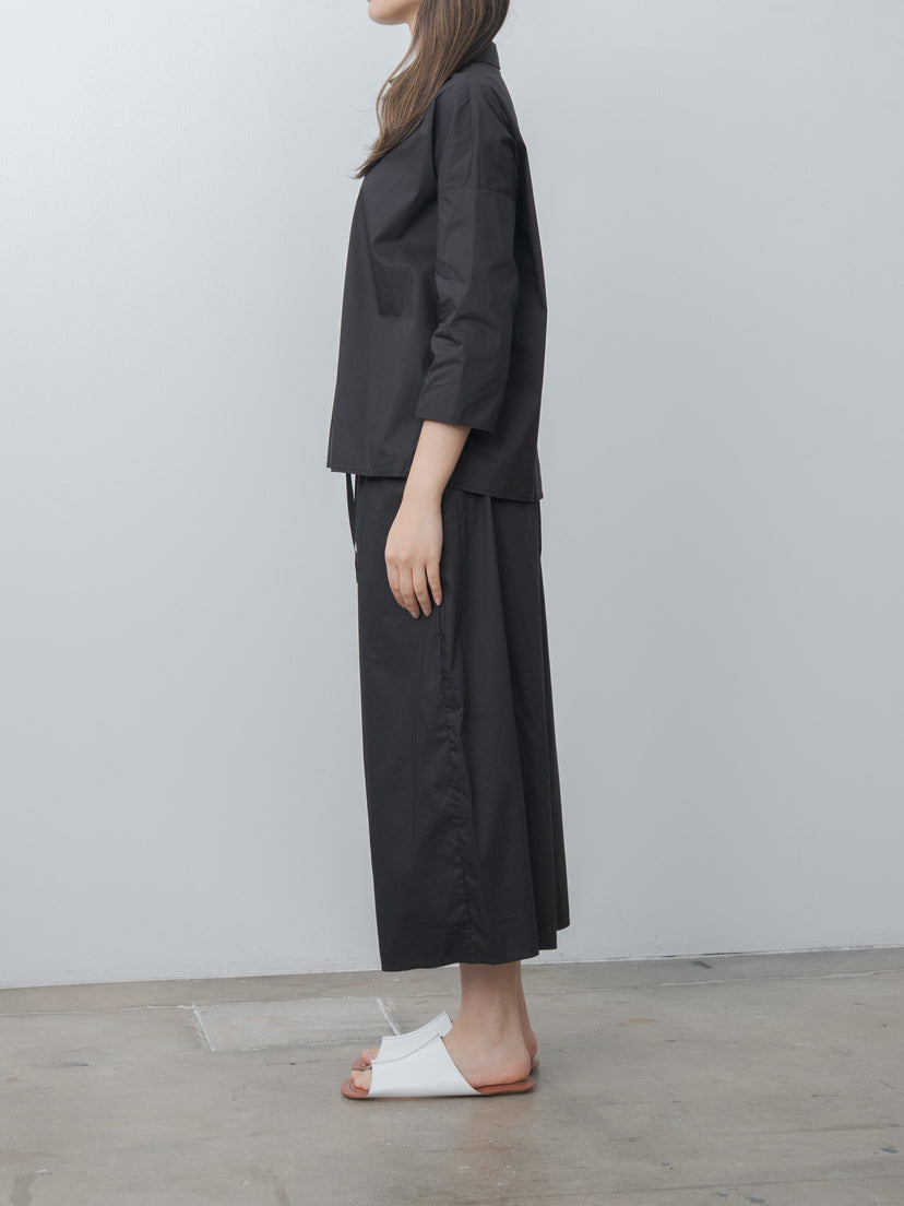 Namu Shop - Album di Famiglia Short Collar Shirt TSL - Black