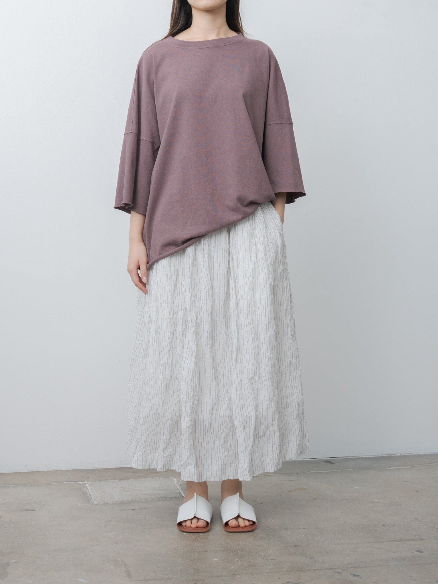 Namu Shop - Album di Famiglia Boxy Big T-Shirt HC - Mauve