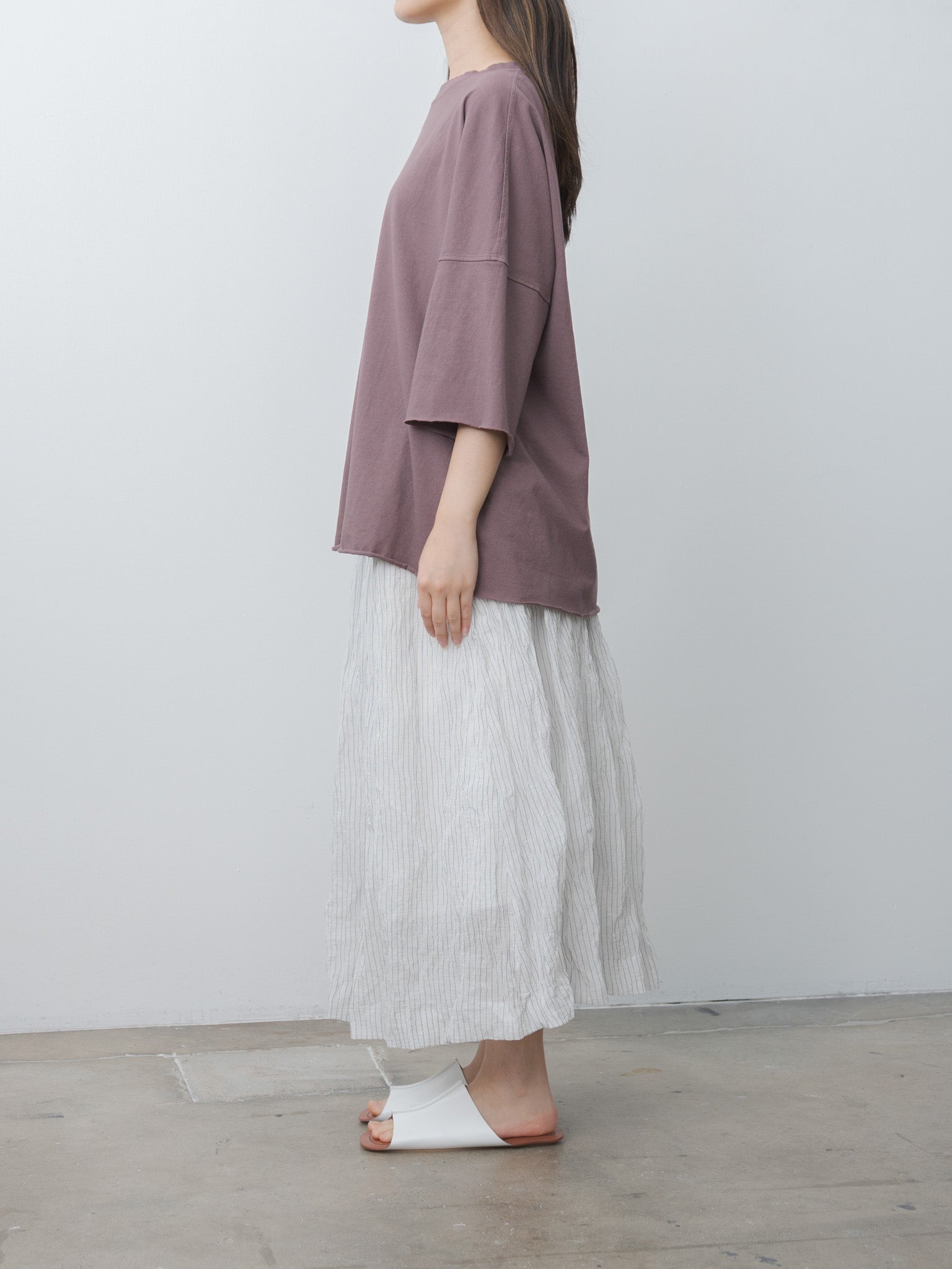 Namu Shop - Album di Famiglia Boxy Big T-Shirt HC - Mauve