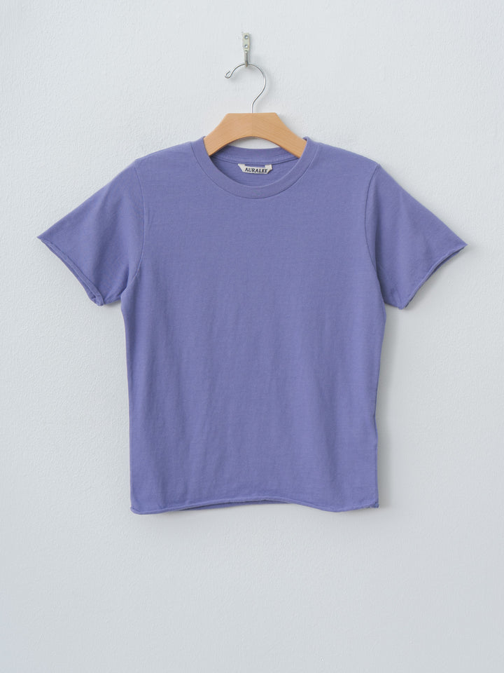 Brushed Organic Cotton Jersey Tee - Light Purple