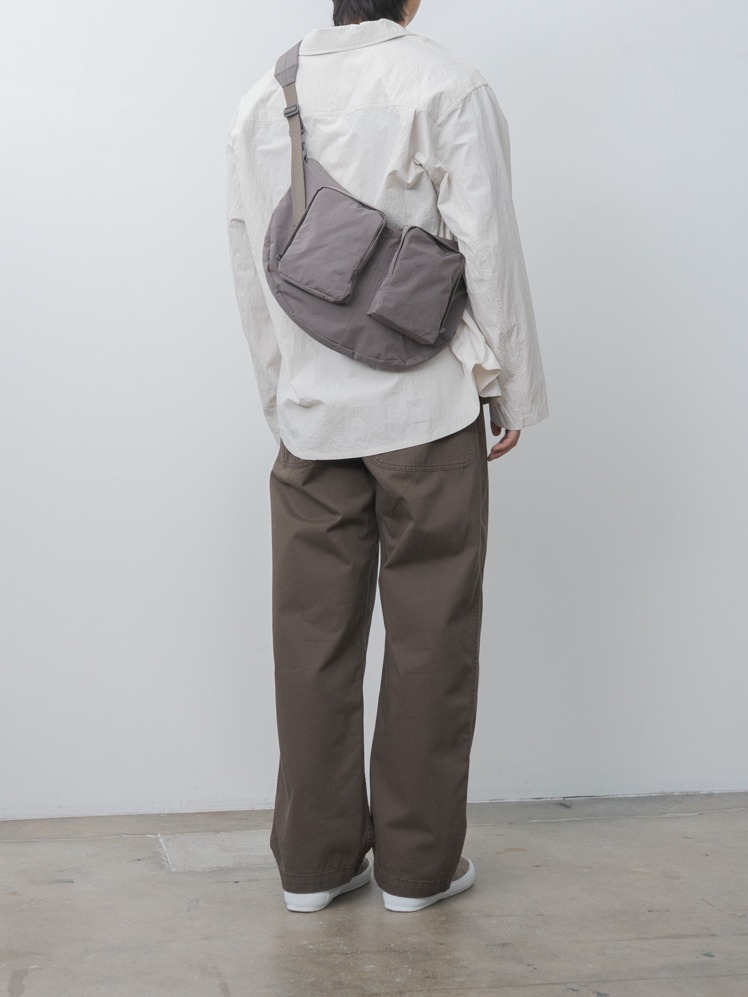 Namu Shop - Document Cotton Nylon French Shirt - Ivory