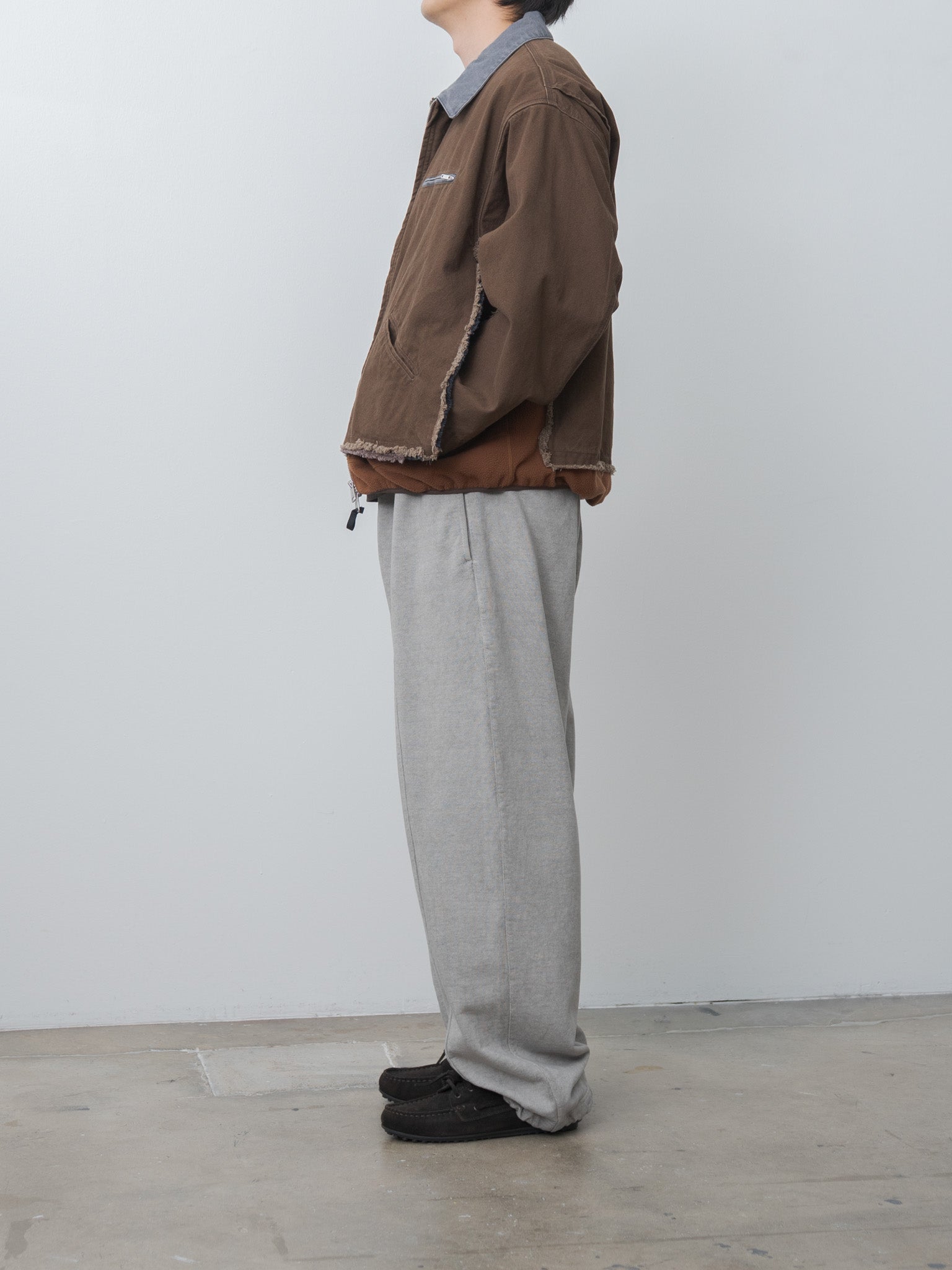 Namu Shop - Yoke Connected Work Jacket - Brown
