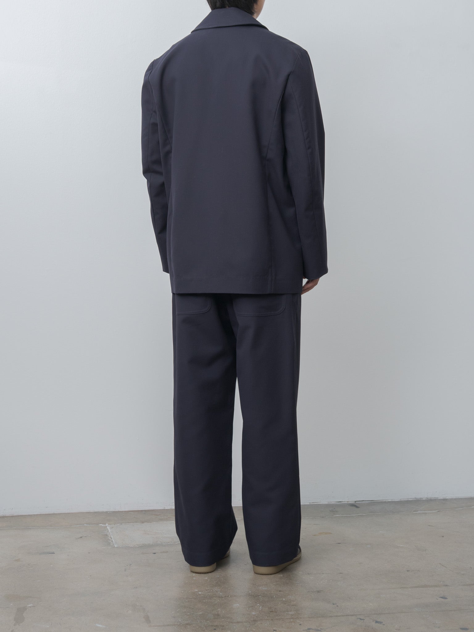 Namu Shop - Document High Density Cotton Painter Pants - Navy