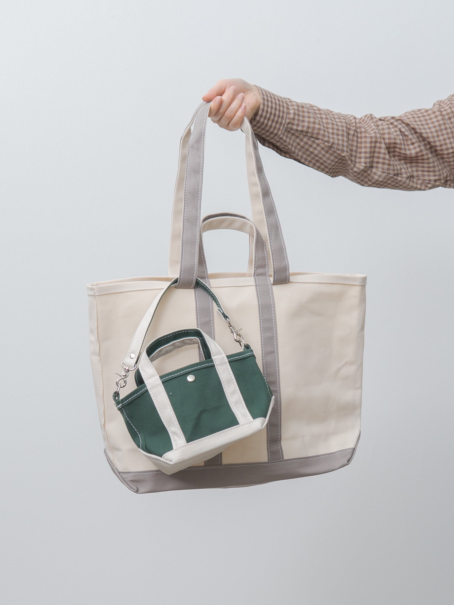 Namu Shop - Tembea Market Tote - Natural/Gray