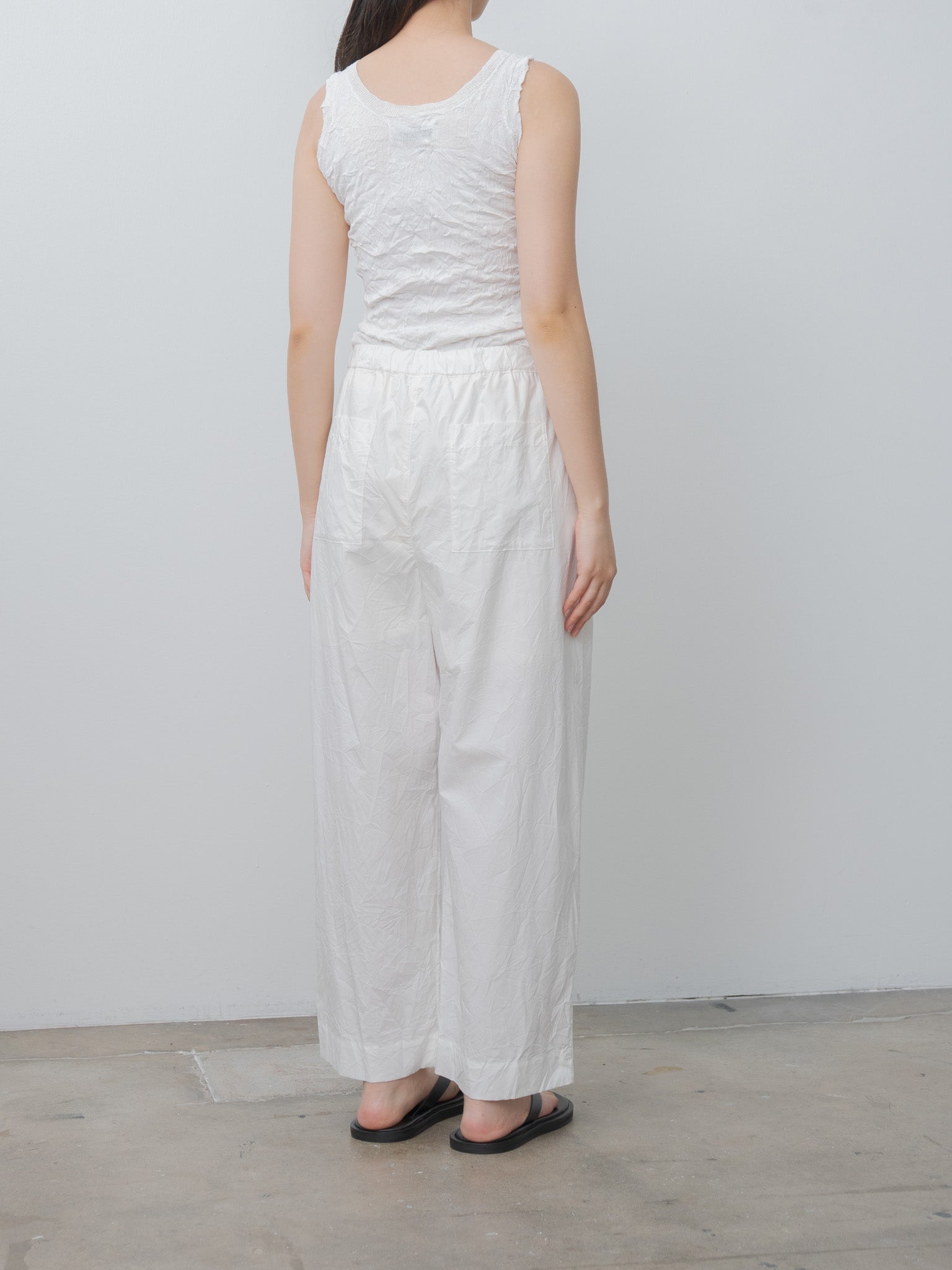 Namu Shop - Sayaka Davis Tucked Pull-on Pants - White