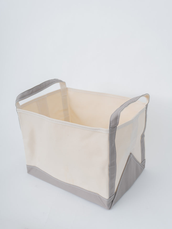 Book Tote - Natural/Gray, Natural/Navy, Natural/Black