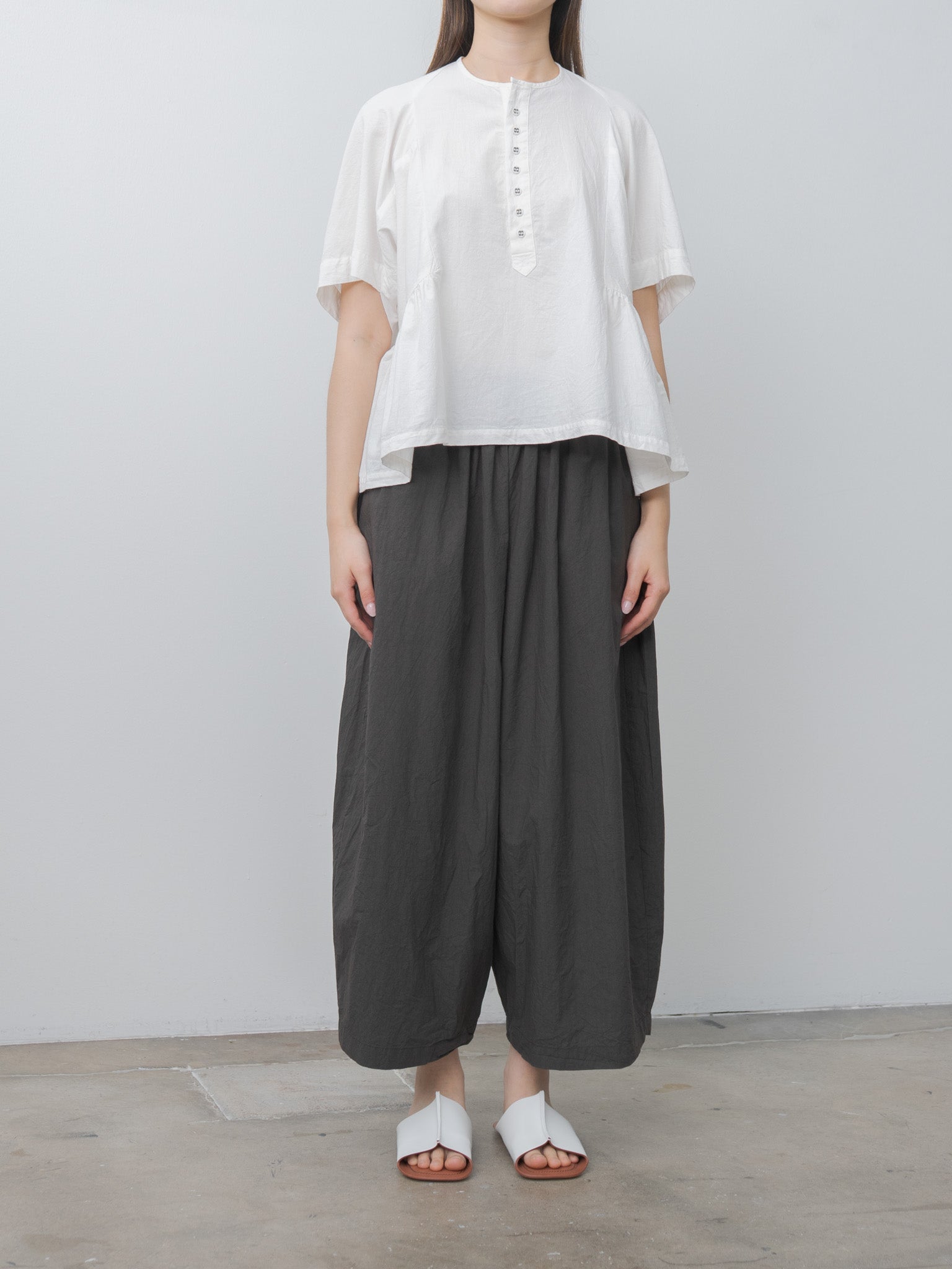 Namu Shop - Ichi Antiquites Typewriter Pants - Charcoal