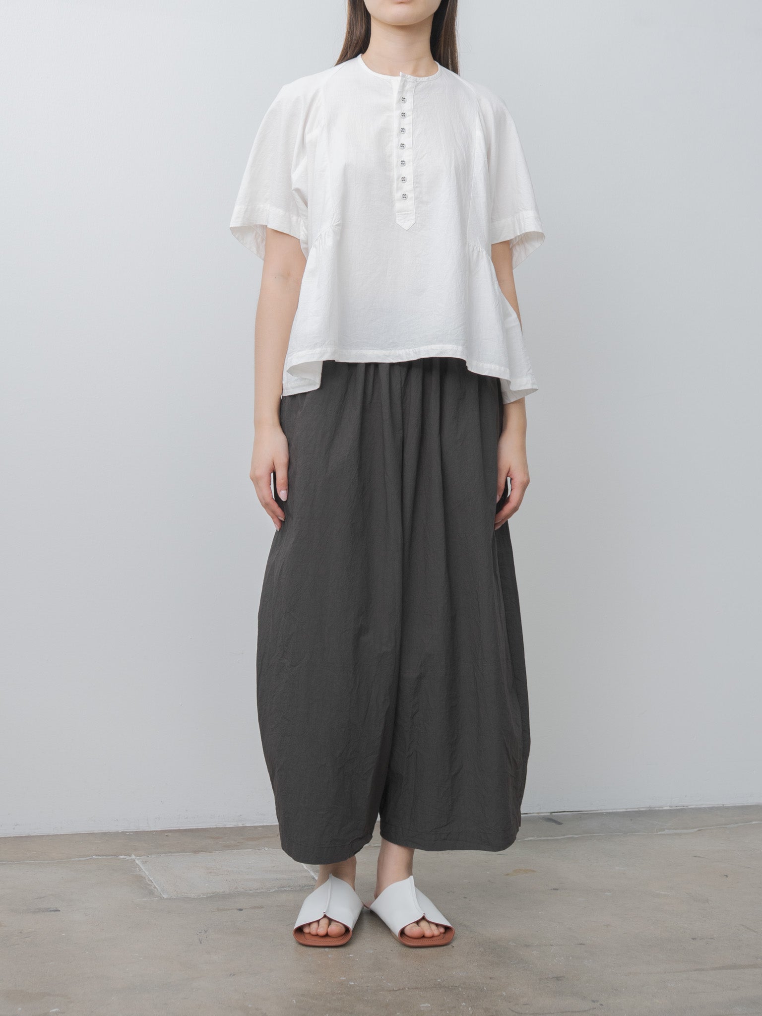 Namu Shop - Ichi Antiquites Typewriter Pants - Charcoal