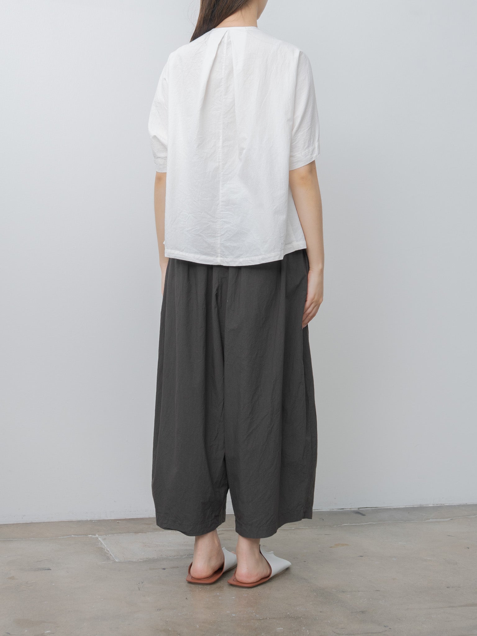 Namu Shop - Ichi Antiquites Typewriter Pants - Charcoal