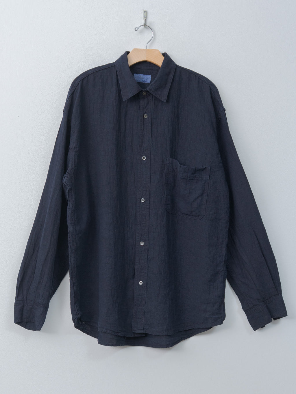 Linen Work Shirt - Navy