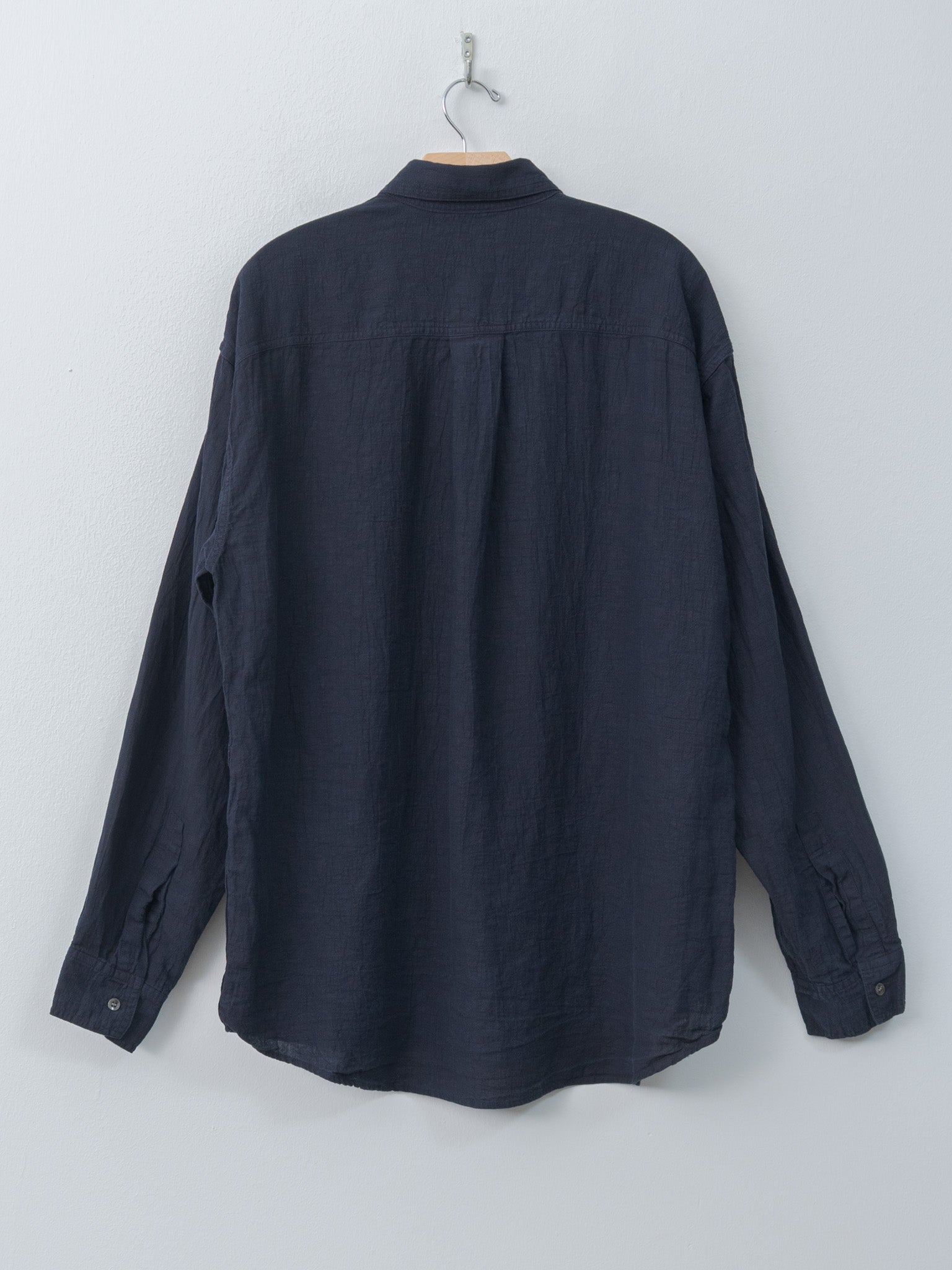 Linen Work Shirt - Navy
