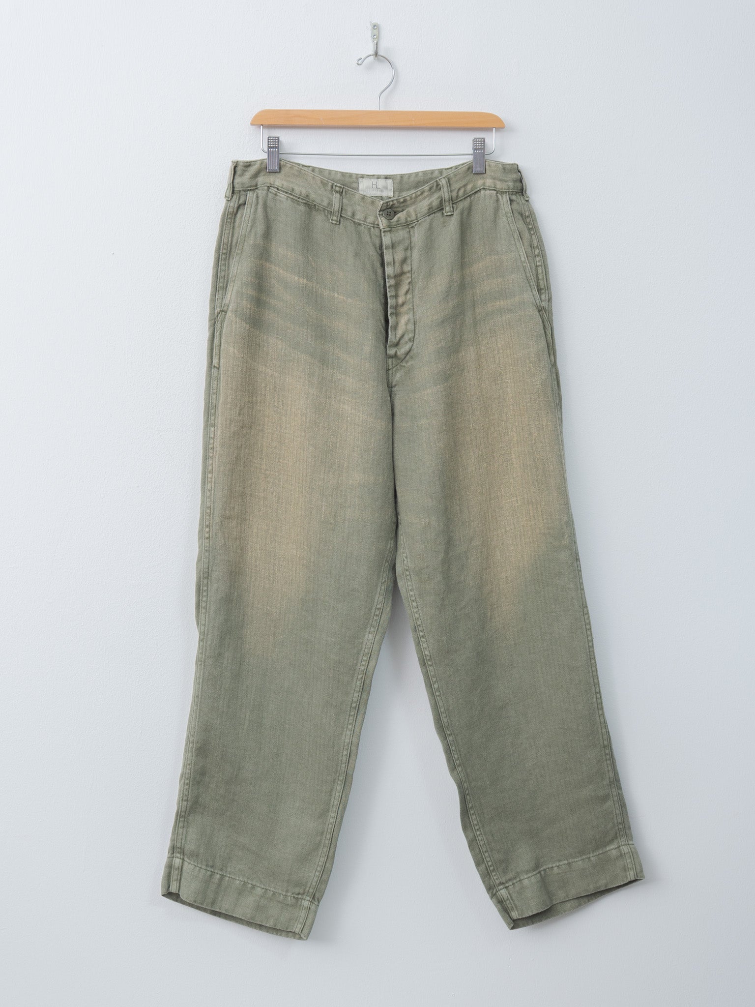 USMC HBT Linen Pants - Olive Drab