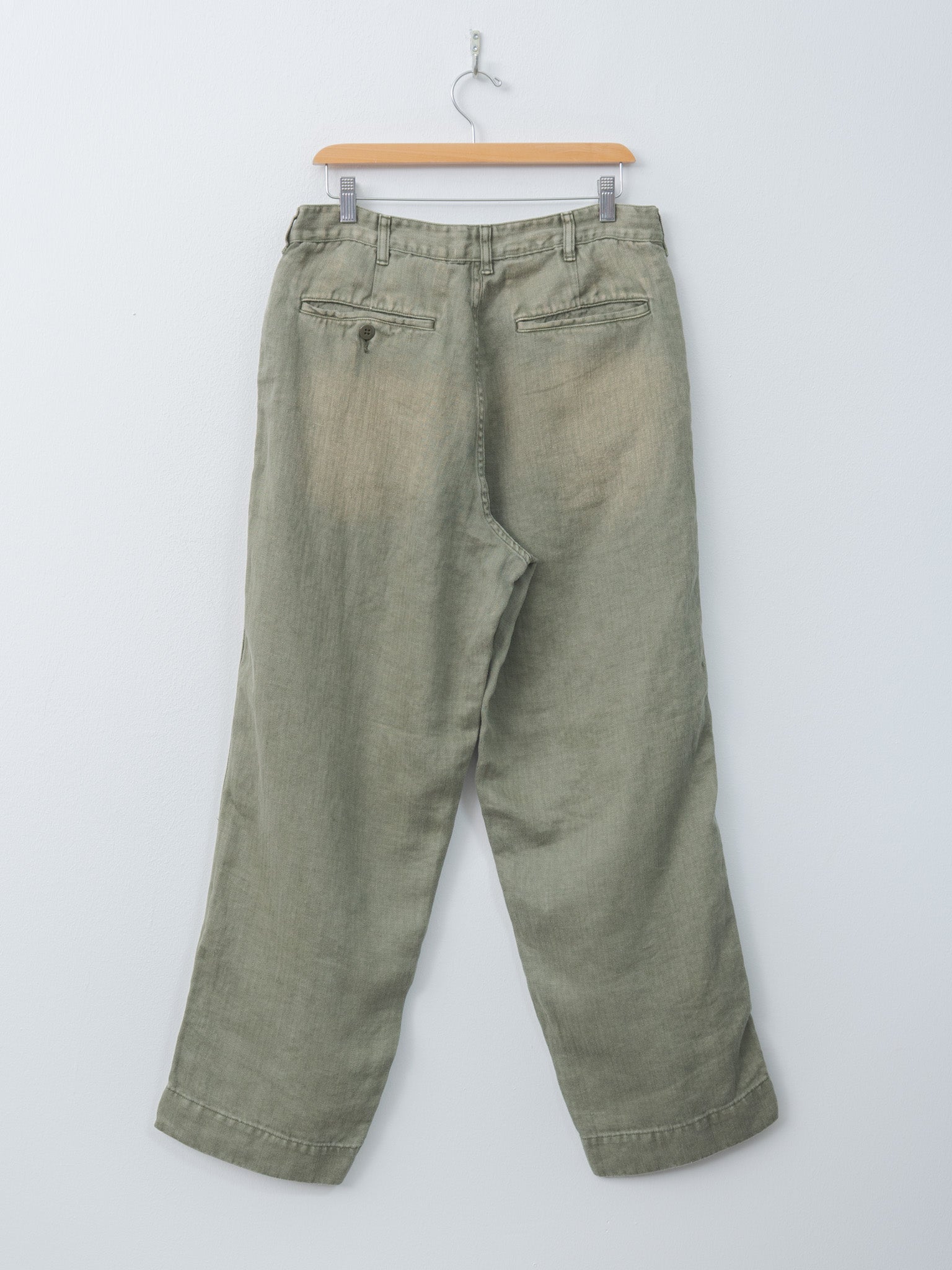 USMC HBT Linen Pants - Olive Drab