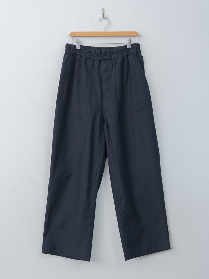 Namu Shop - Document U.S. Back Satin Fatigue Easy Pants - Navy