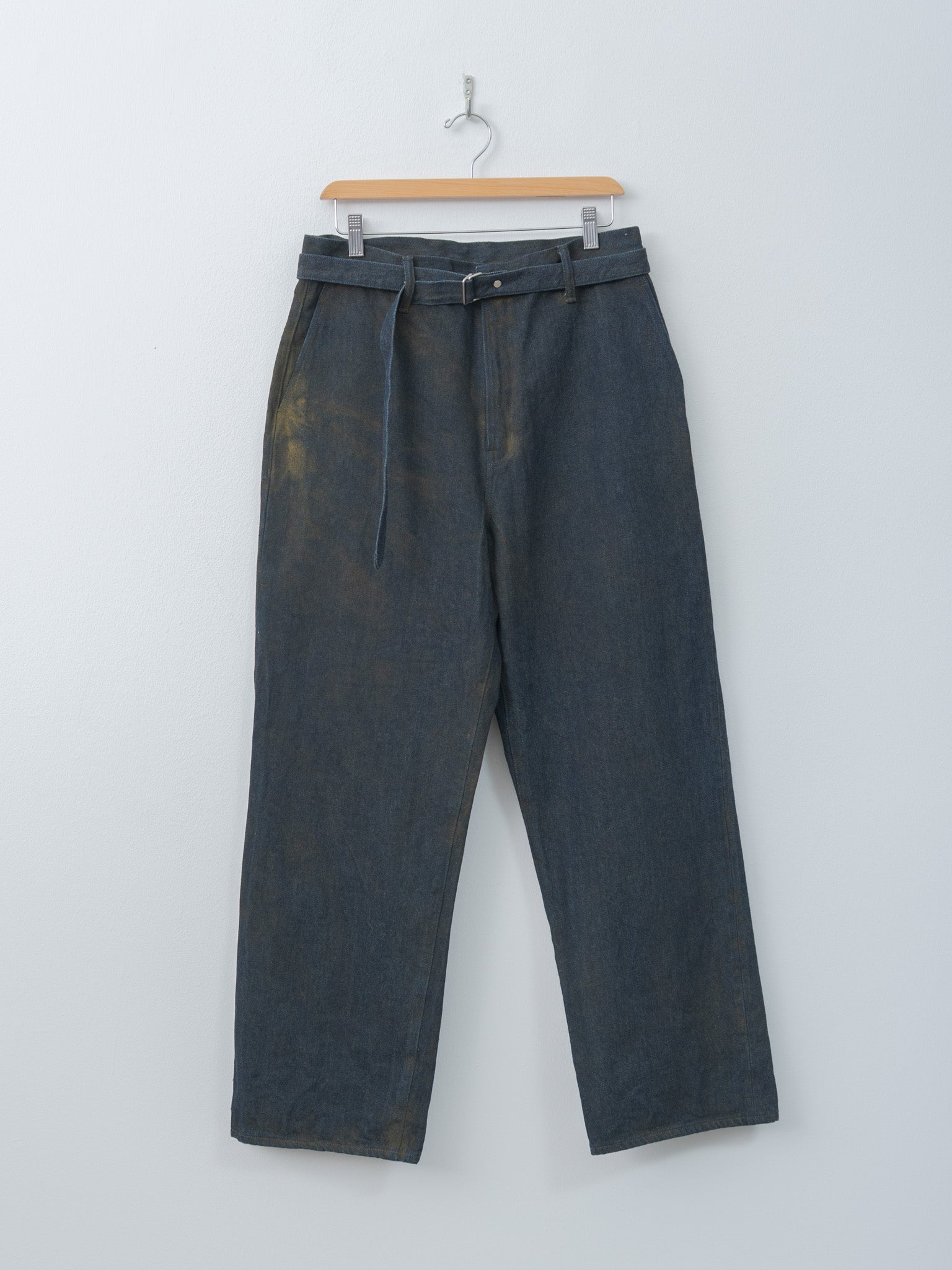 Belted Trousers - Yellow Ochre