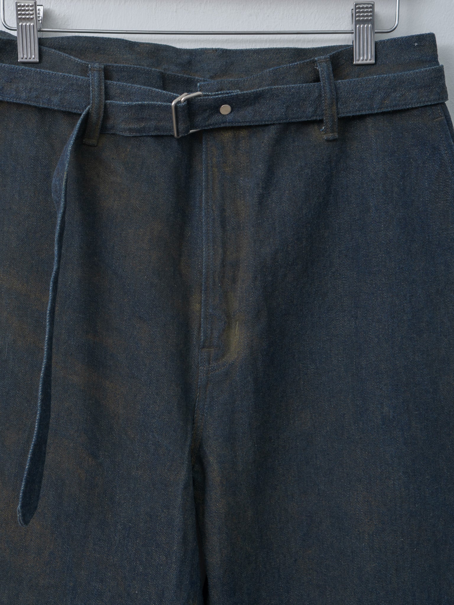 Belted Trousers - Yellow Ochre