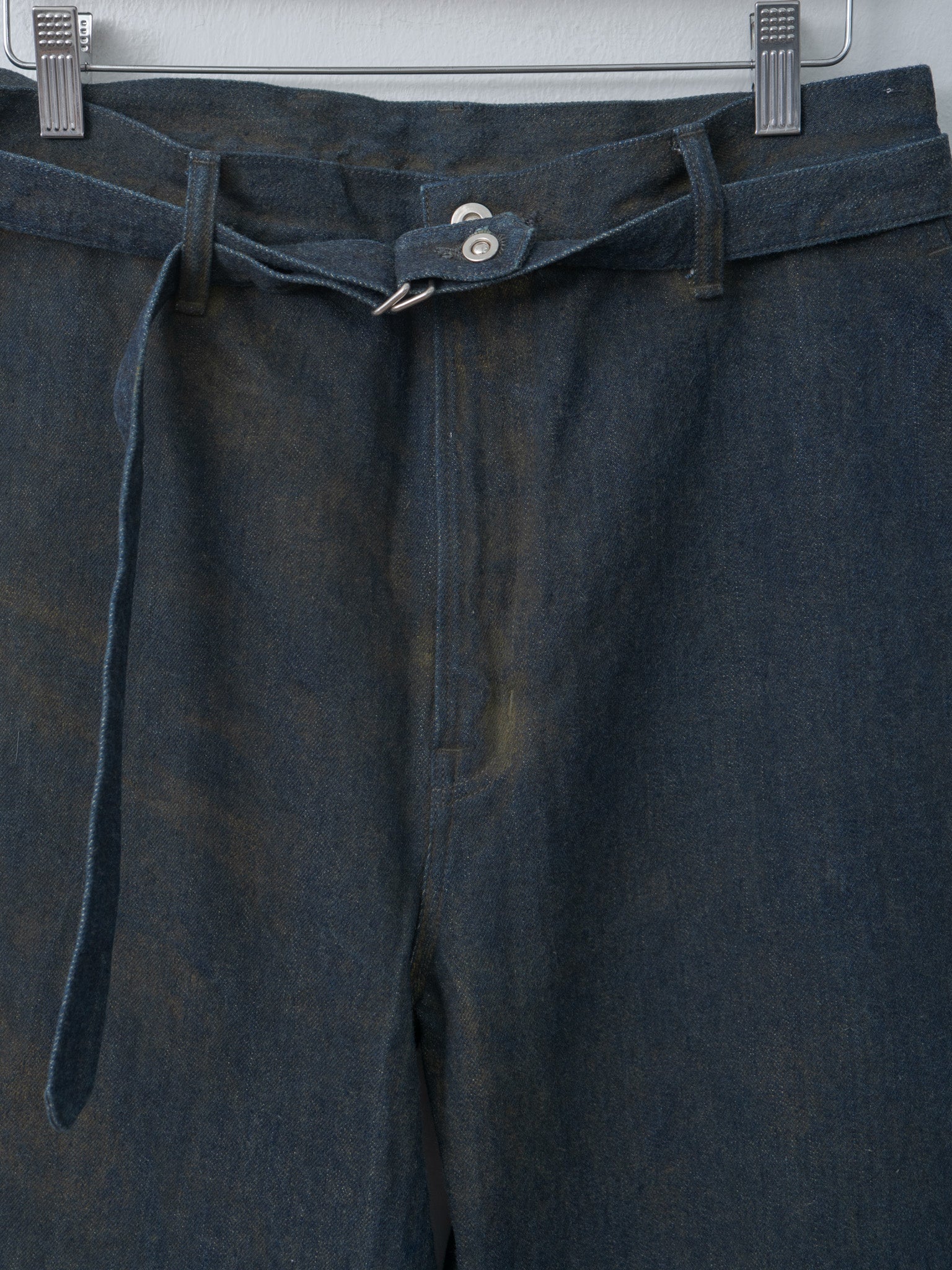 Belted Trousers - Yellow Ochre