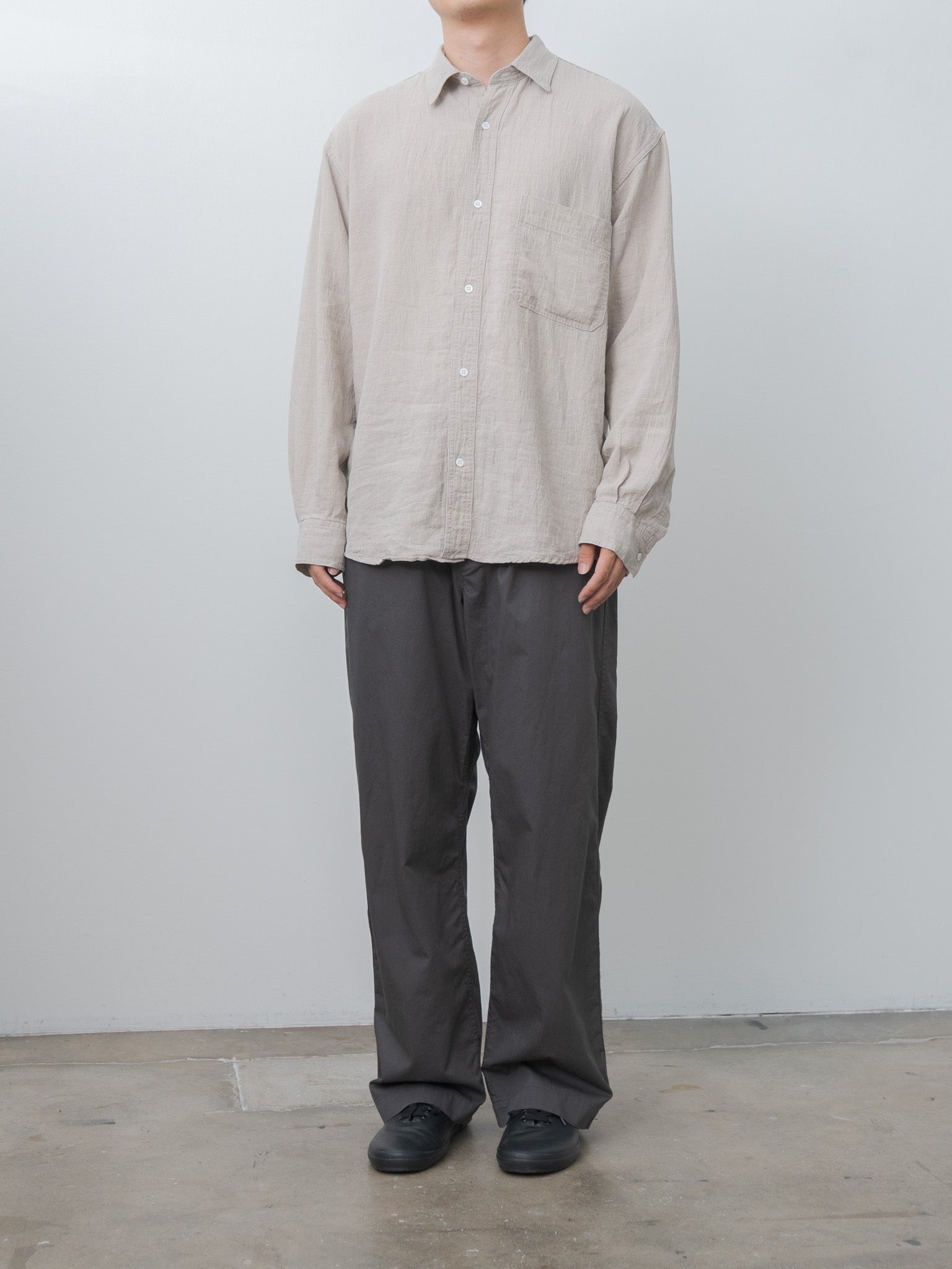 New Light Cotton Pajama Pants - Charcoal