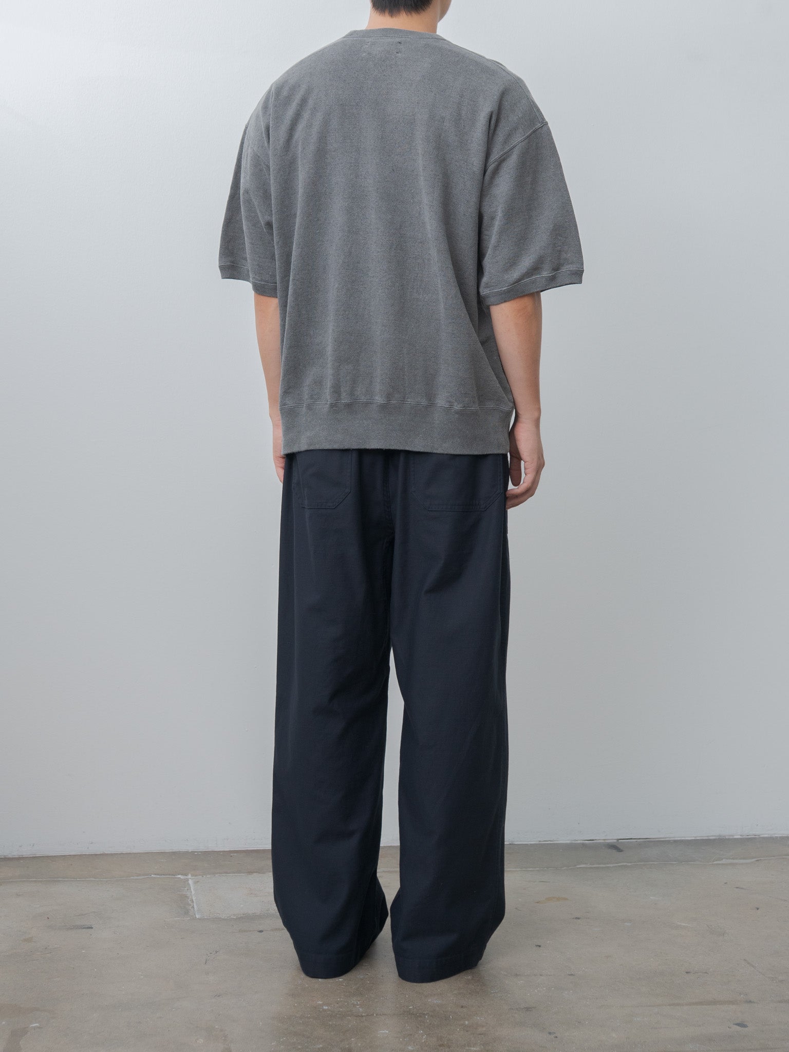 U.S. Back Satin Fatigue Easy Pants - Navy