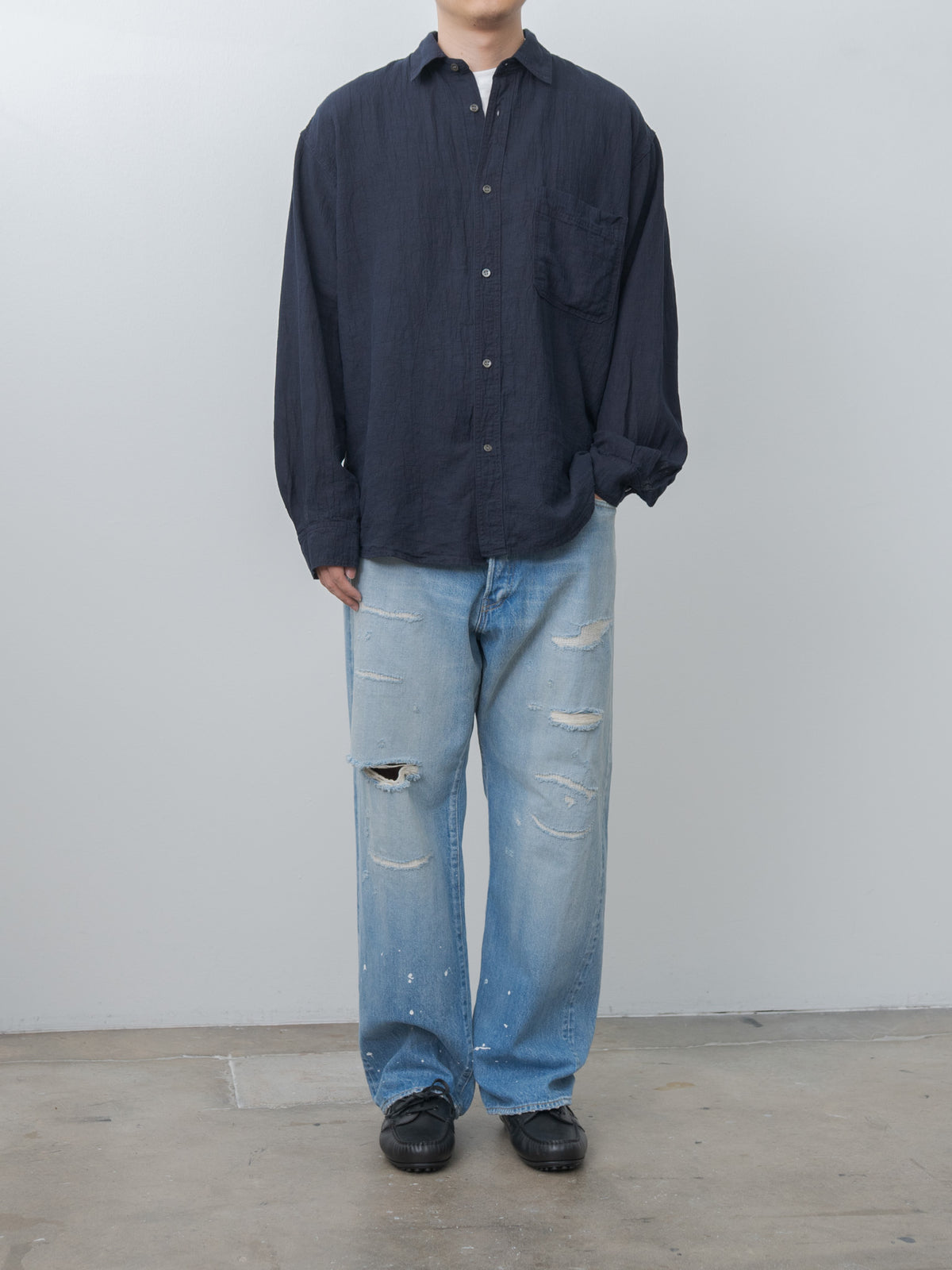 Namu Shop - Herill HL Repair Denim - Damaged Worn