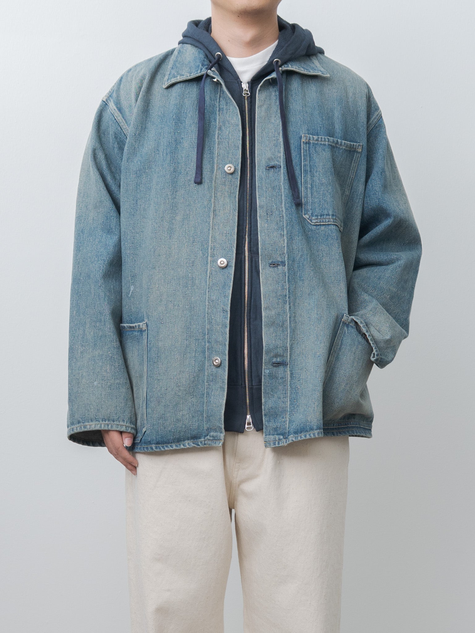 Athletic Hoodie - Indigo