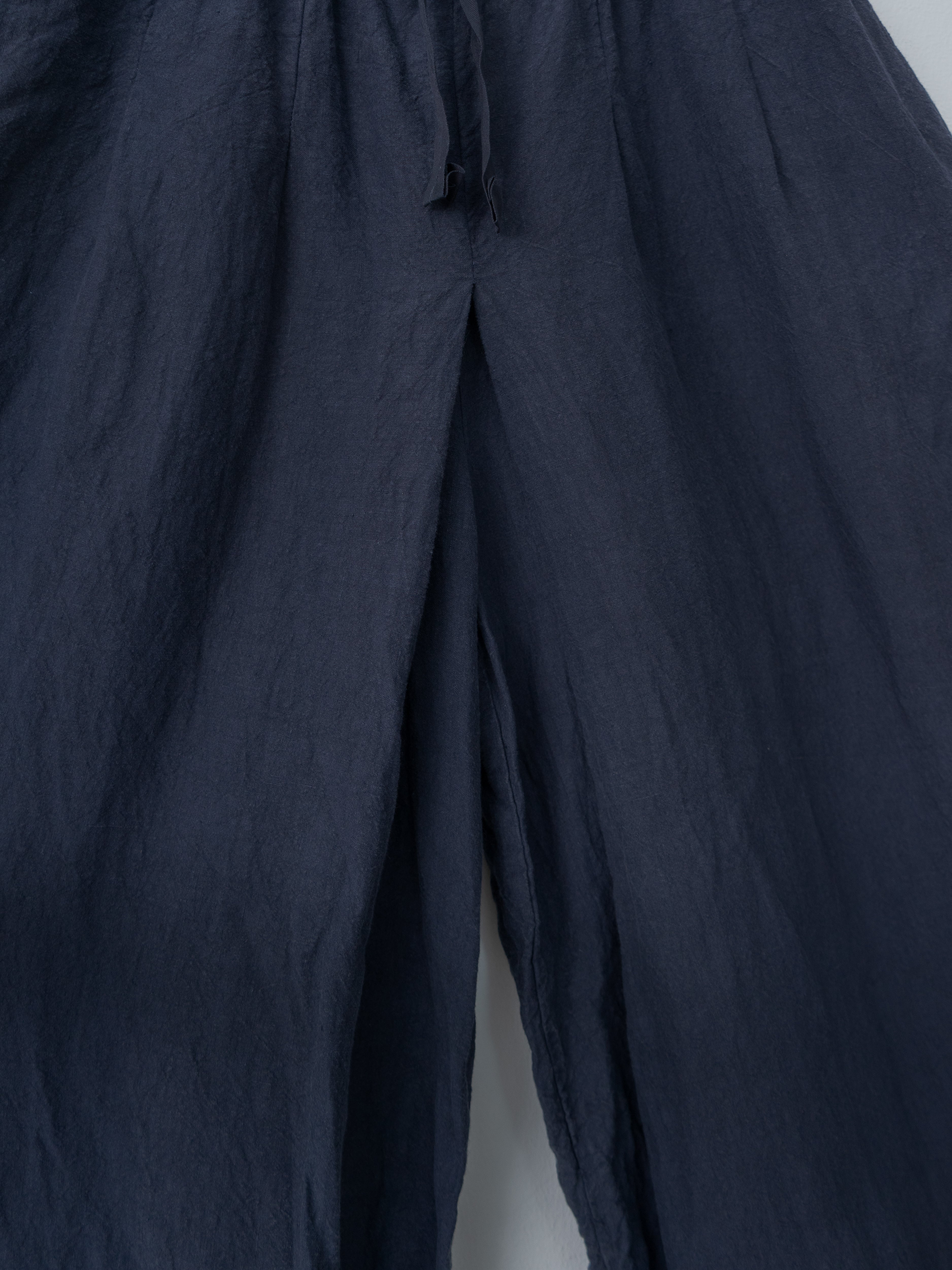 Linen Pants - Navy