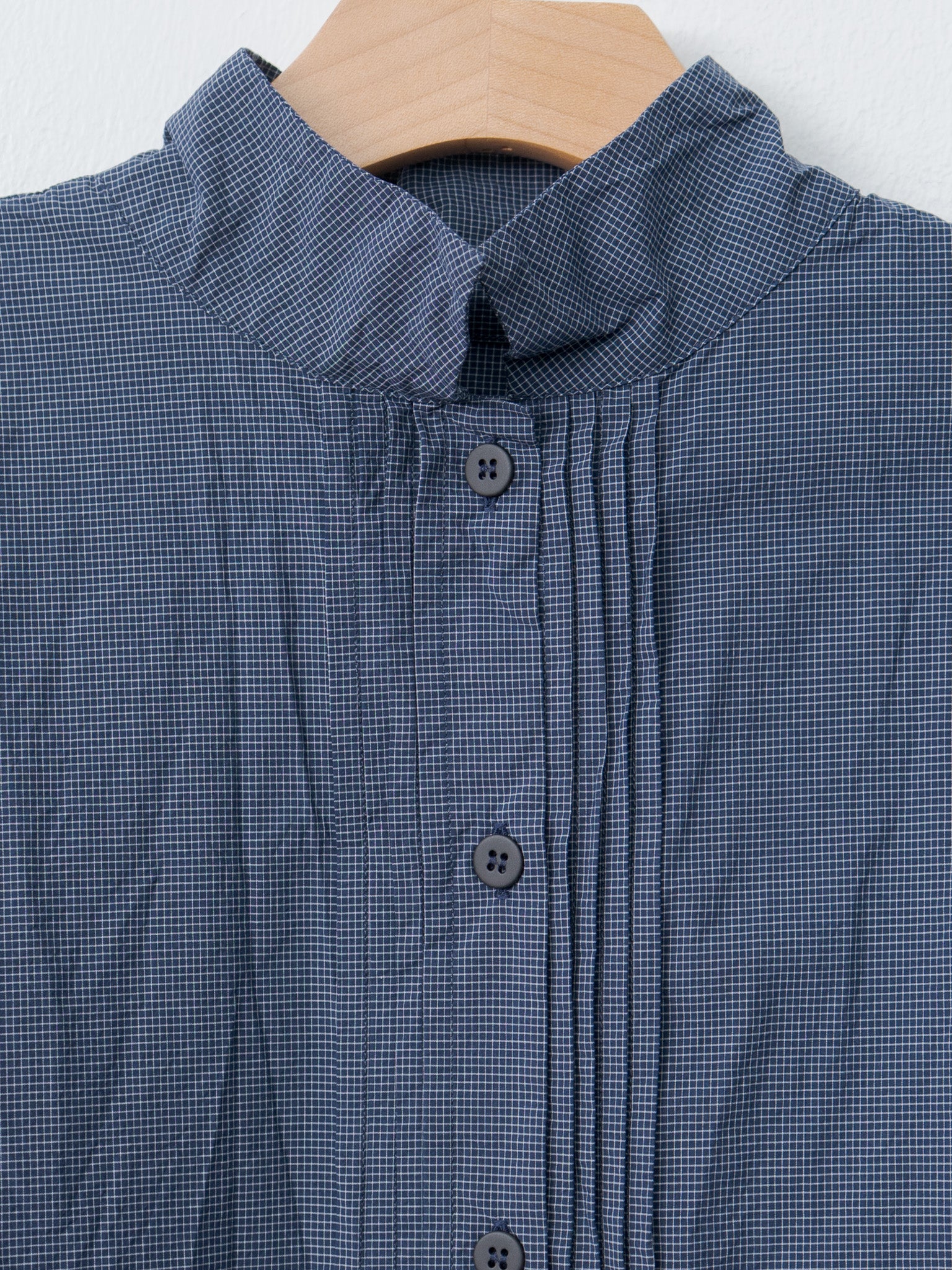 Namu Shop - Bergfabel Claudia Shirt - Navy Micro Check