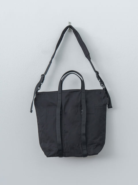 Gabardine 2-Way Shoulder T - Black