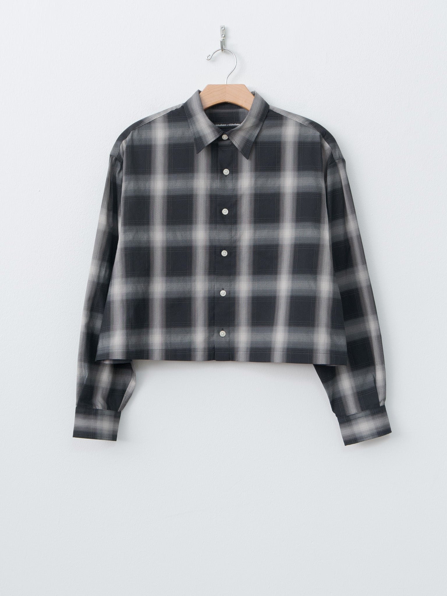 Namu Shop - Nicholson & Nicholson Sara-W Shirt - Gray Check
