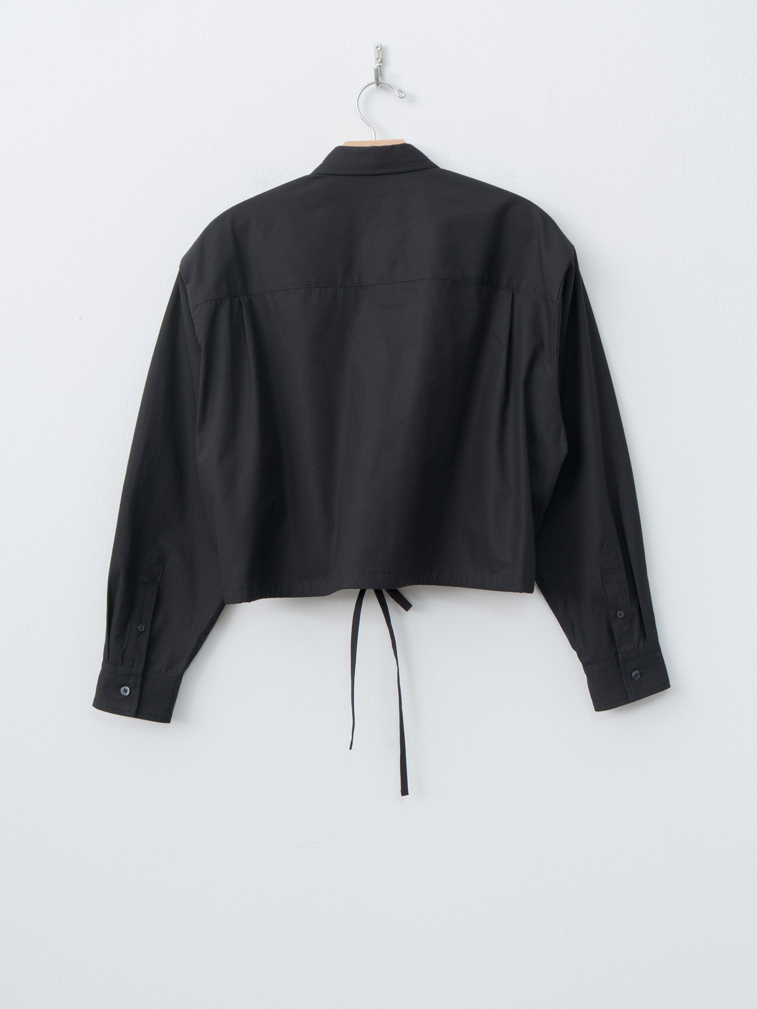 Namu Shop - Nicholson & Nicholson Allie-Twill Shirt - Black