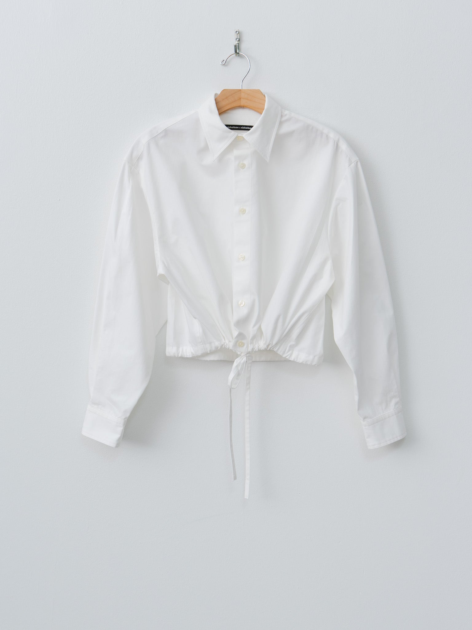 Namu Shop - Nicholson & Nicholson Allie-Twill Shirt - White