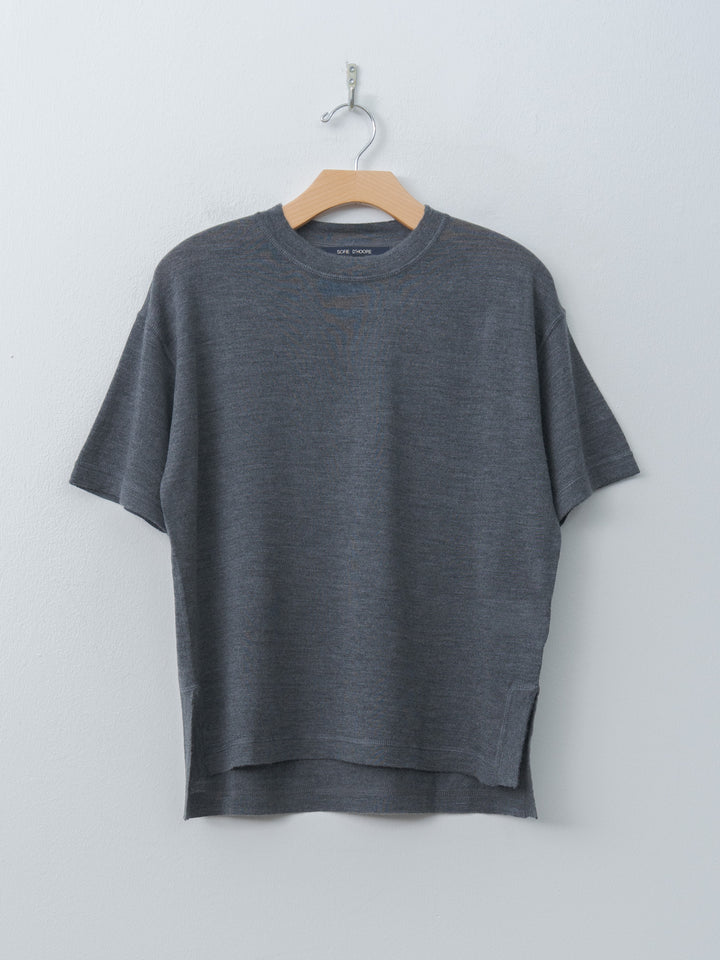 MARTA Merino Wool Tee YFI - Steel Melange, Midnight, Black