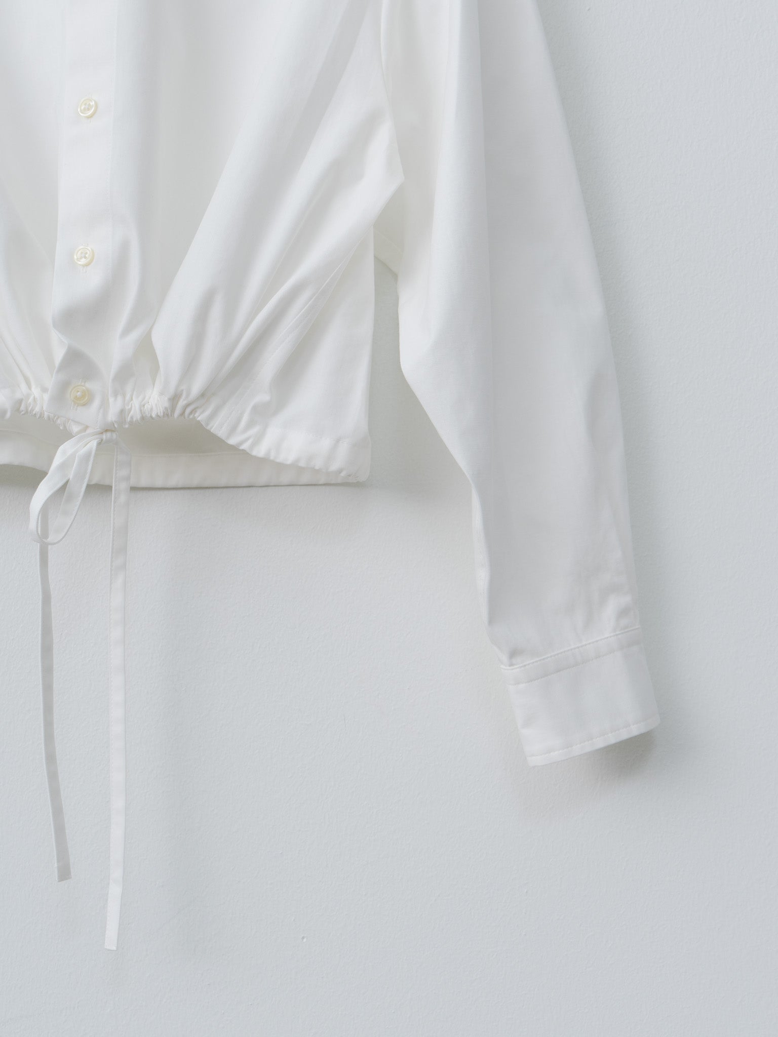 Namu Shop - Nicholson & Nicholson Allie-Twill Shirt - White