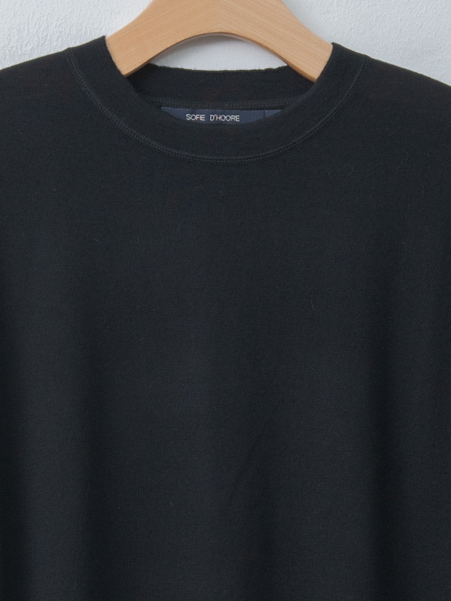 Namu Shop - Sofie D'Hoore MARTA Merino Wool Tee - Black