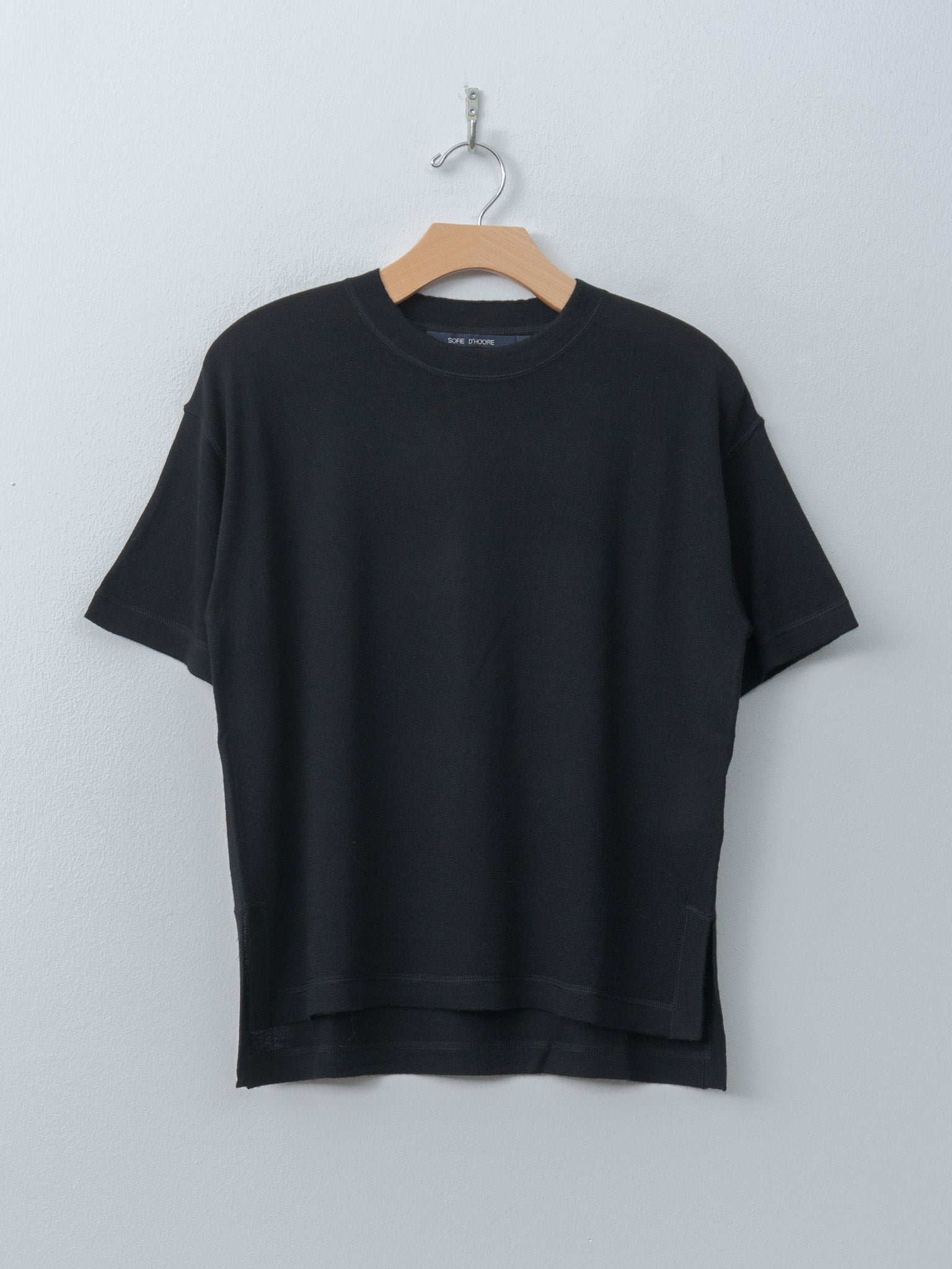 Namu Shop - Sofie D'Hoore MARTA Merino Wool Tee - Black