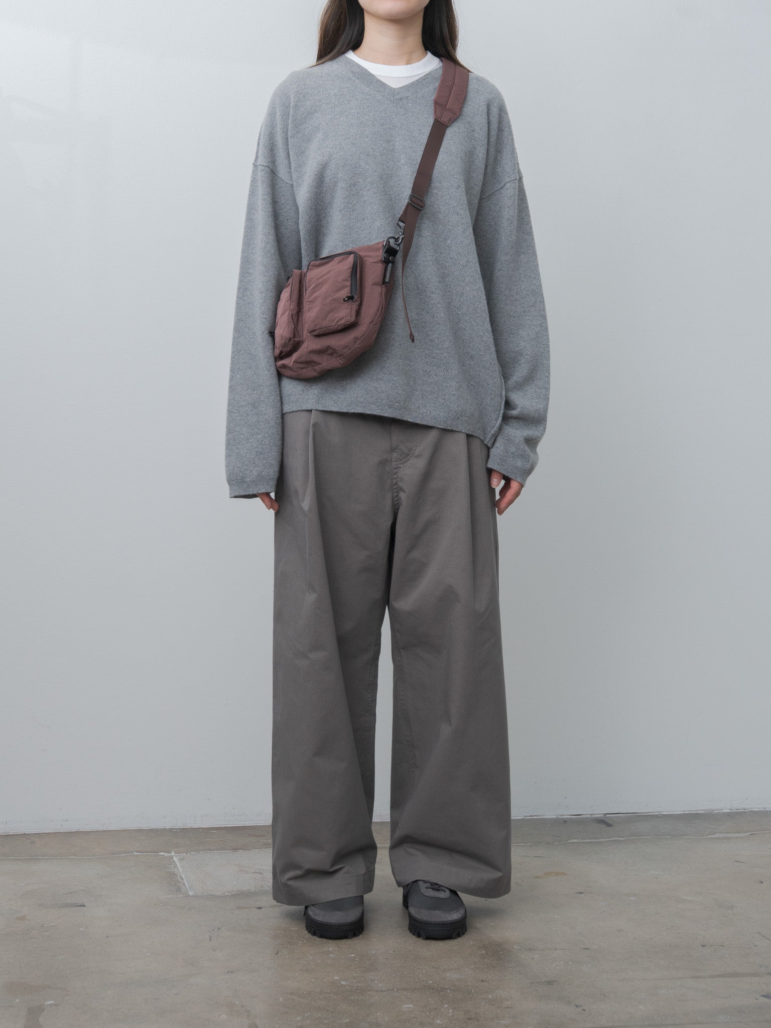 Namu Shop - Sofie D'Hoore MAURICE Sweater - Mid Gray Melange
