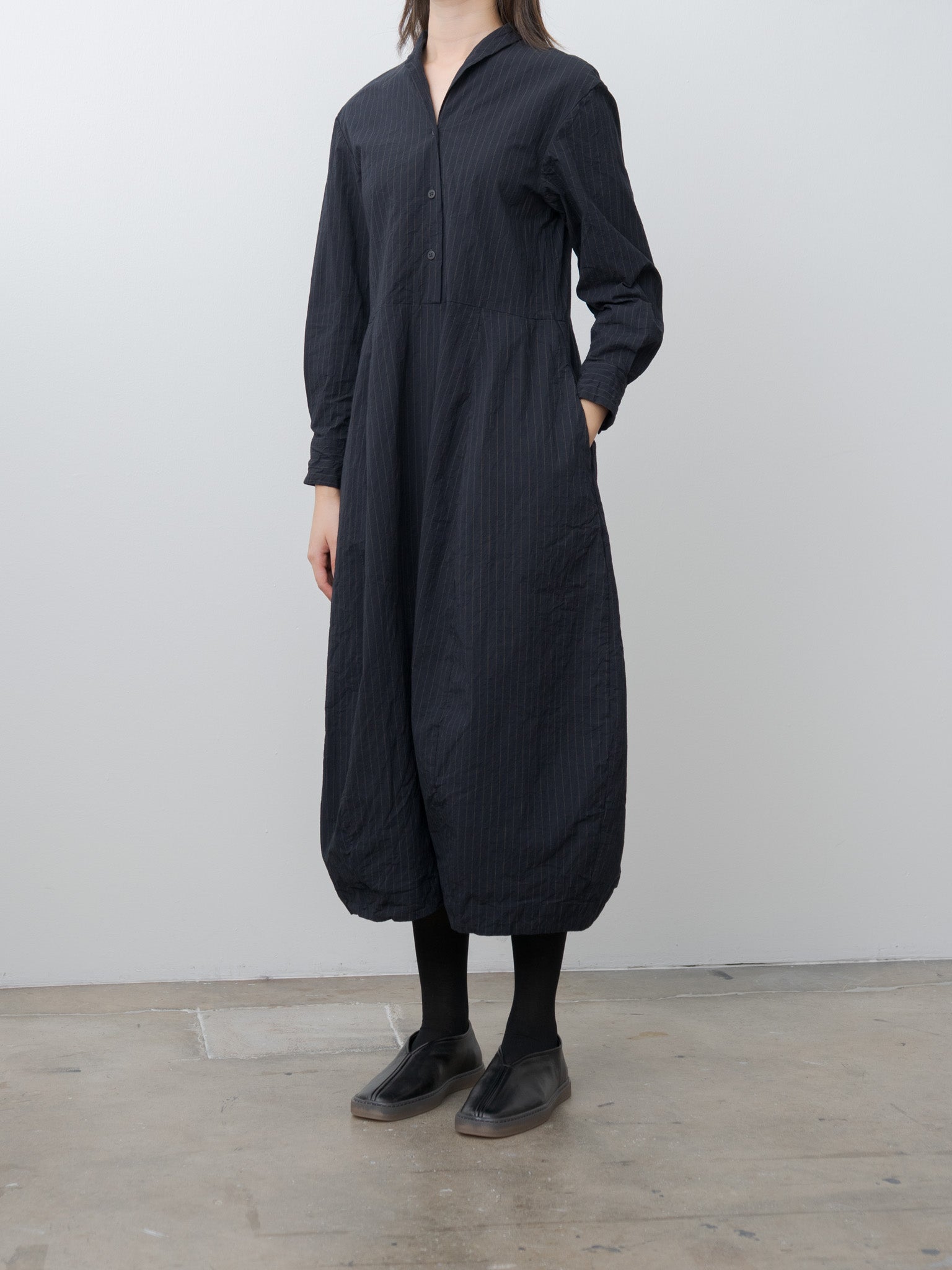 Namu Shop - Bergfabel Letty Dress L/S - Pinstripe