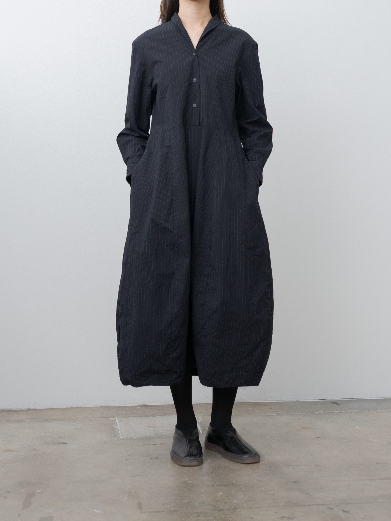 Namu Shop - Bergfabel Letty Dress L/S - Pinstripe