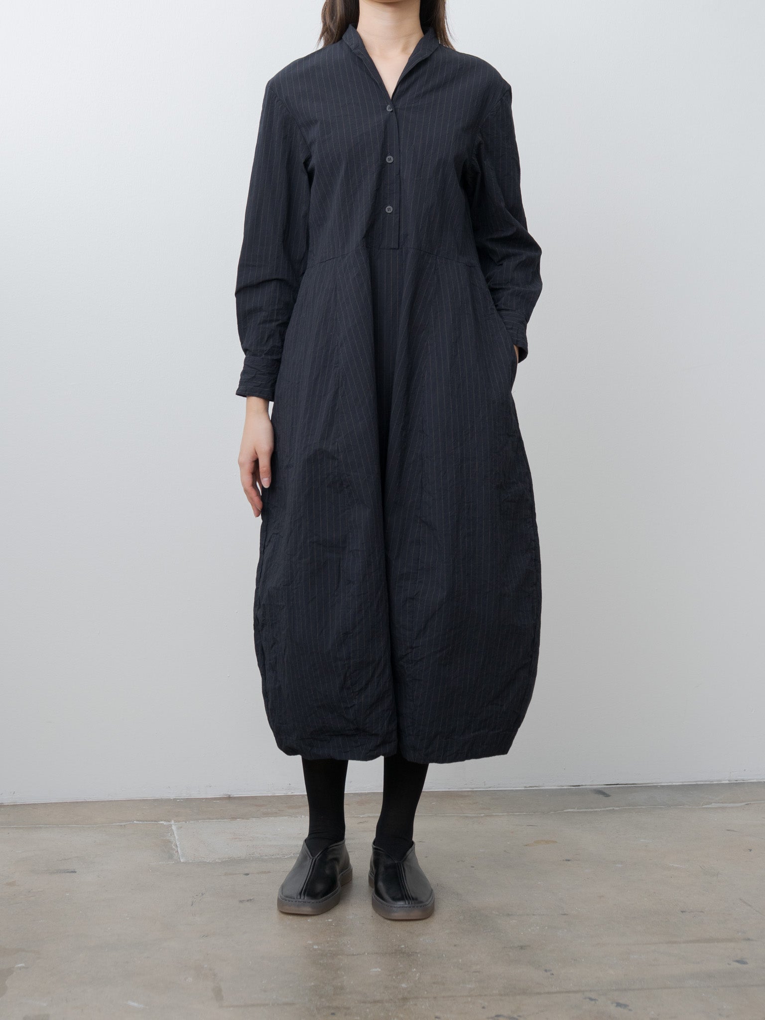 Namu Shop - Bergfabel Letty Dress L/S - Pinstripe